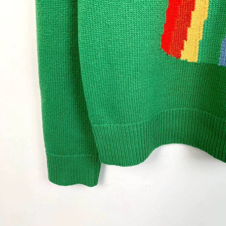 Gucci Gucci Green letter planet inlaid wool round-neck long-sleev Size US S / EU 44-46 / 1 - 5 Thumbnail