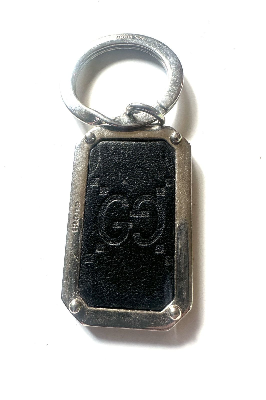 Gucci 🖤Gucci Vintage GG Leather and Metal Keyring🖤 Size ONE SIZE - 1 Thumbnail