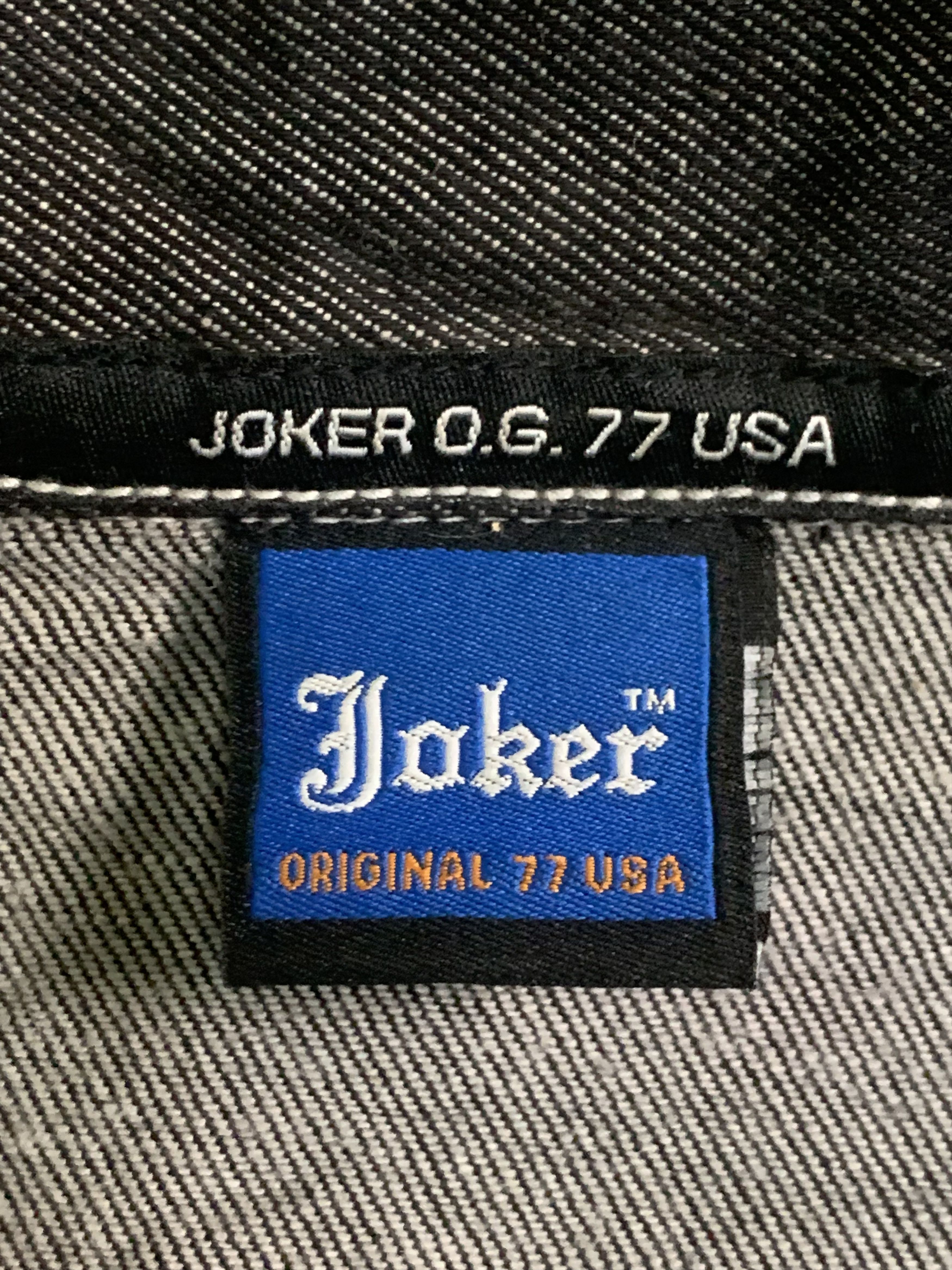 Japanese Brand Rare Design Joker O.G. 77 USA Denim Shirts Size US XL / EU 56 / 4 - 4 Thumbnail