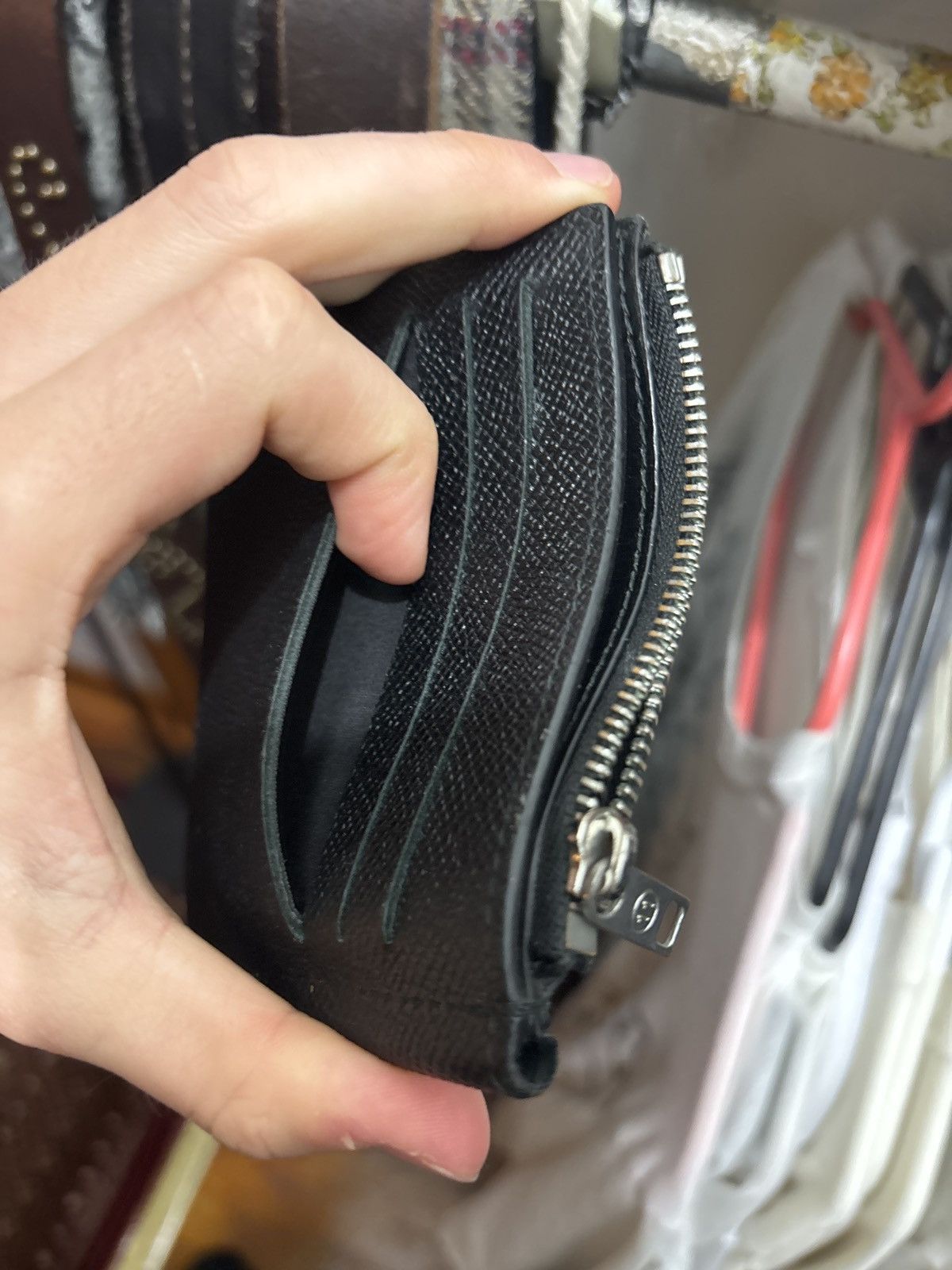 Maison Margiela Black Stitch Wallet Size ONE SIZE - 12 Thumbnail