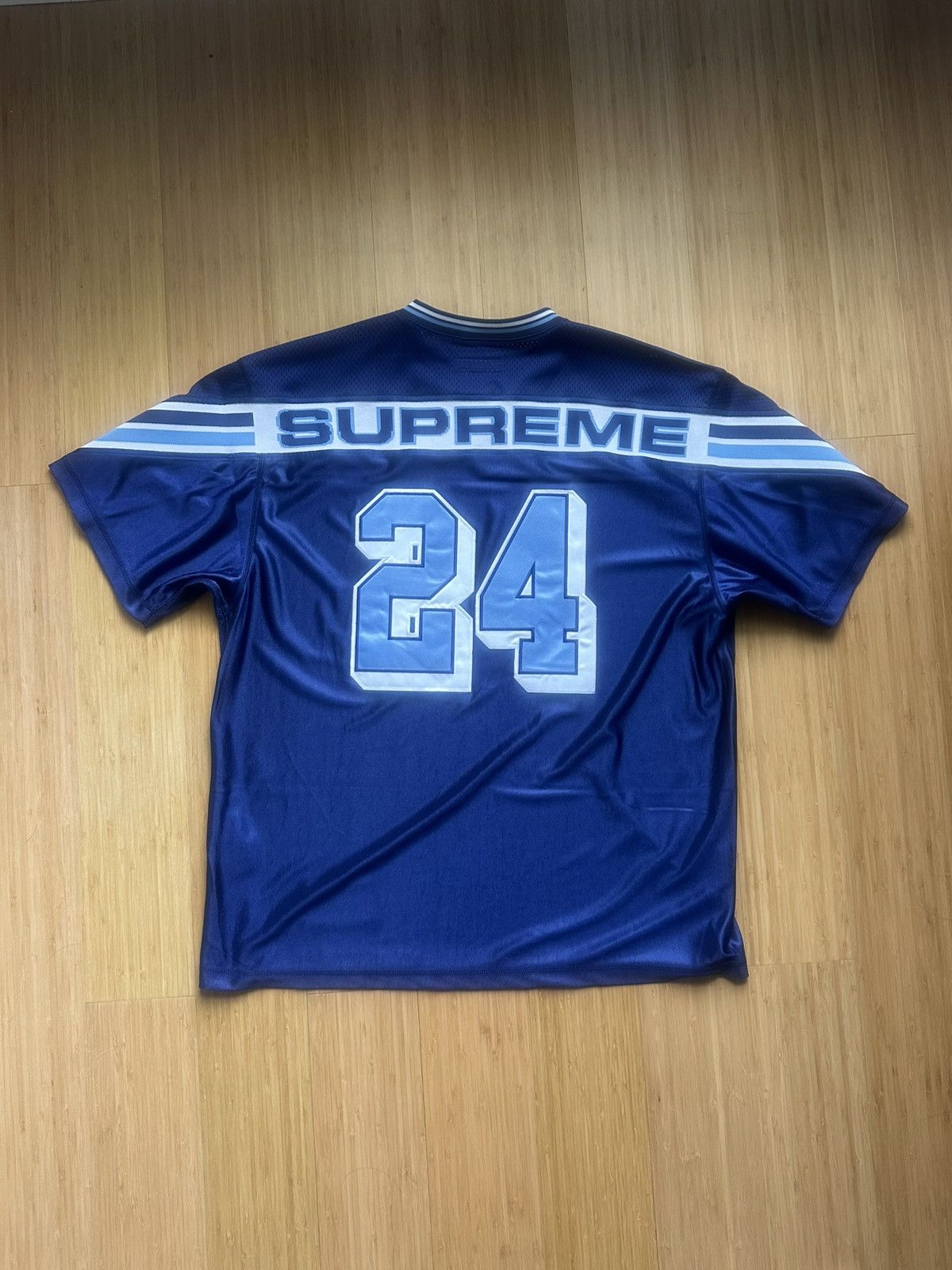 Supreme Supreme Jacquard Rib Football Jersey Size US L / EU 52-54 / 3 - 2 Thumbnail
