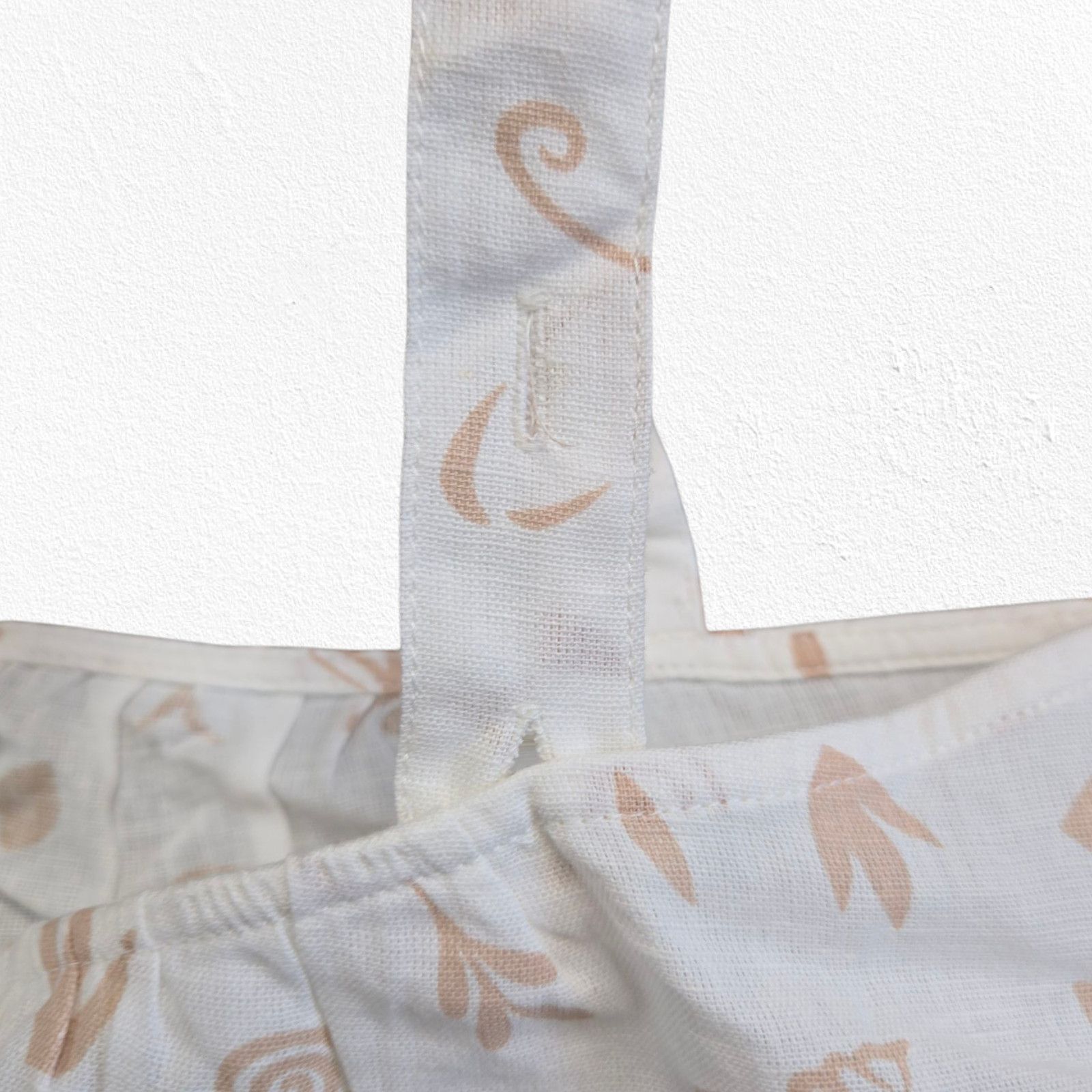 Billabong Billabong White Tan Boho Linen Blend Crop Top Size XL Size XL / US 12-14 / IT 48-50 - 7 Thumbnail