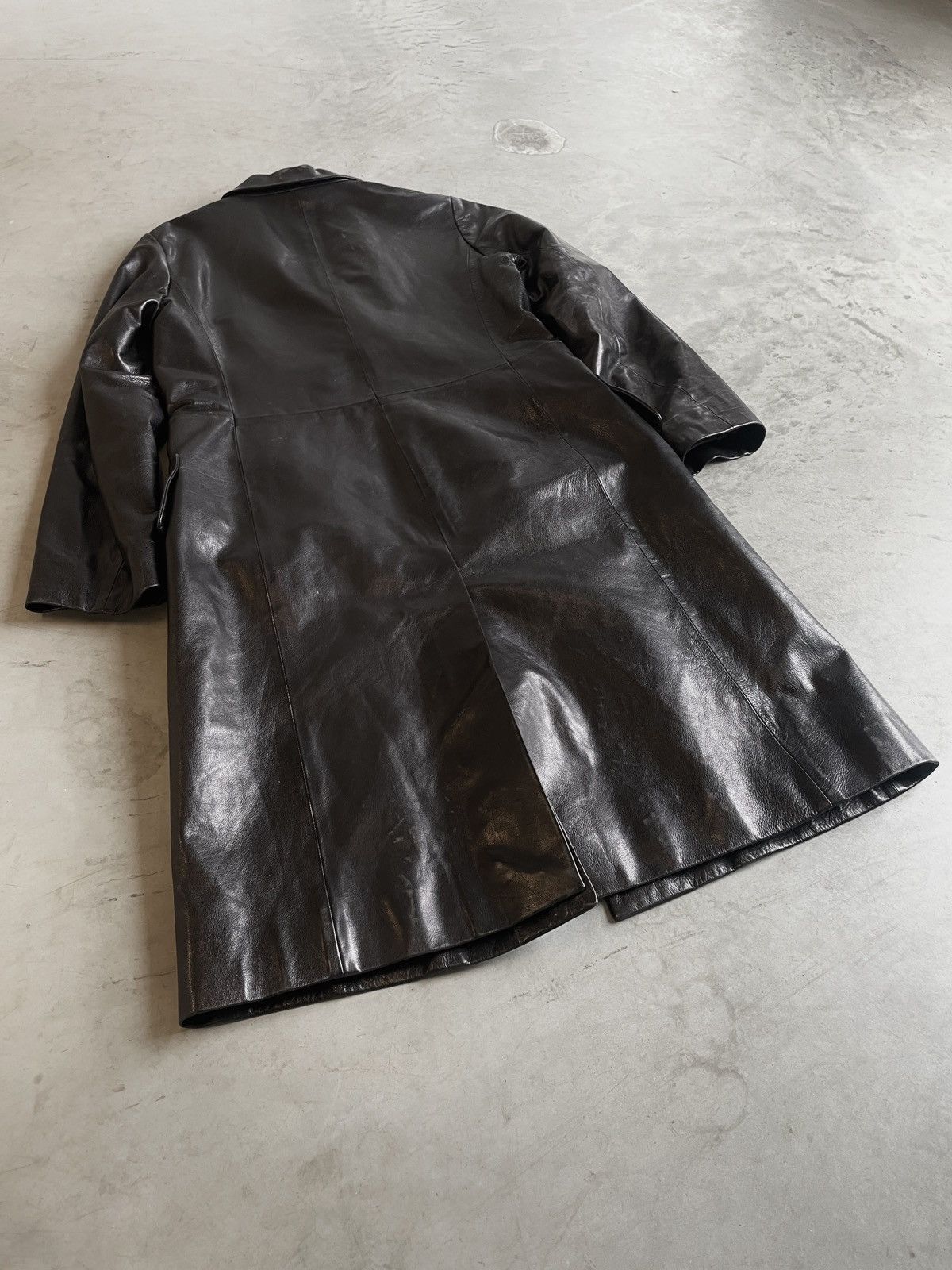 Miu Miu LONG LEATHER MIU MIU JACKET Size S / US 4 / IT 40 - 4 Thumbnail