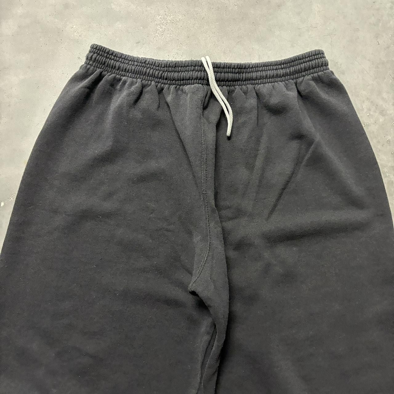 Japanese Brand × Vintage Crazy Vintage 90s Black Skater Essential Sweatpants! Size US 34 / EU 50 - 4 Thumbnail