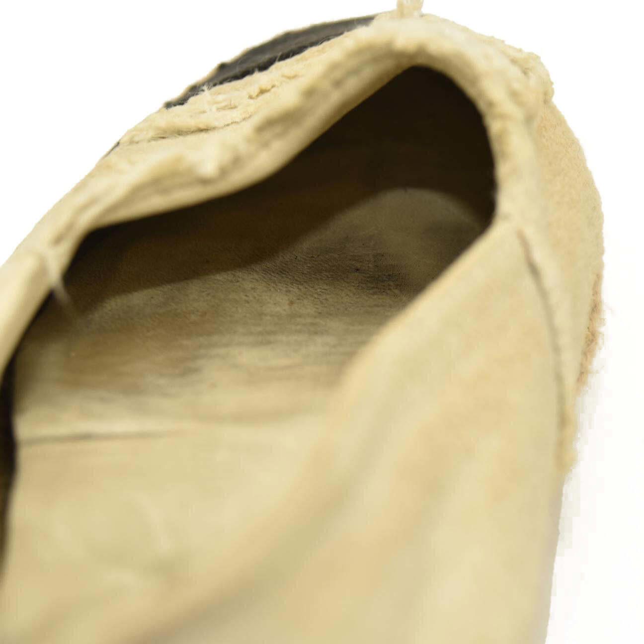 Chanel Chanel Lambskin Espadrilles Beige Black 7.5 US Size US 7.5 / IT 37.5 - 12 Thumbnail