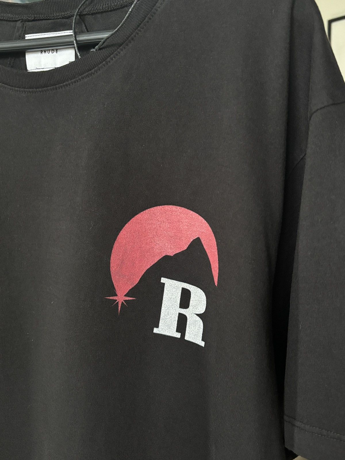 Rhude RHUDE | NEW RED BLACK MOONLIGHT GRAPHIC TEE Size US S / EU 44-46 / 1 - 4 Thumbnail