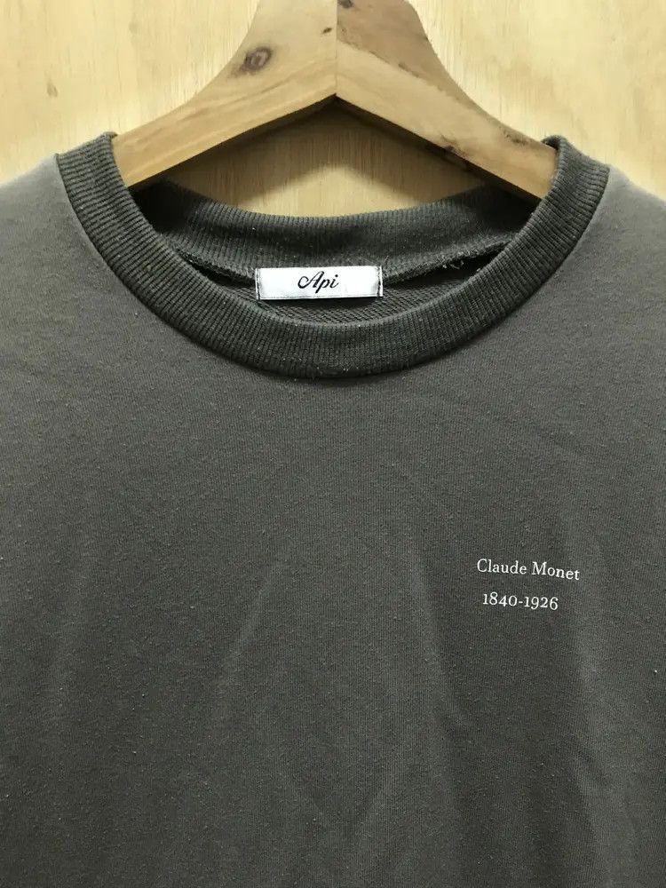 Japanese Brand Api x French Painter Claude Monet Sweatshirts Size L / US 10 / IT 46 - 3 Thumbnail