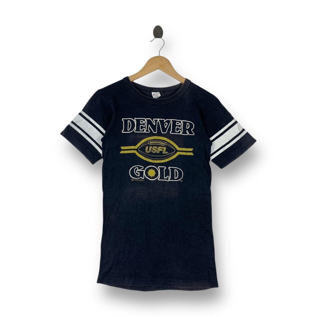 Champion Vintage CHAMPION denver spellout logo tee Size US S / EU 44-46 / 1 - 1 Thumbnail
