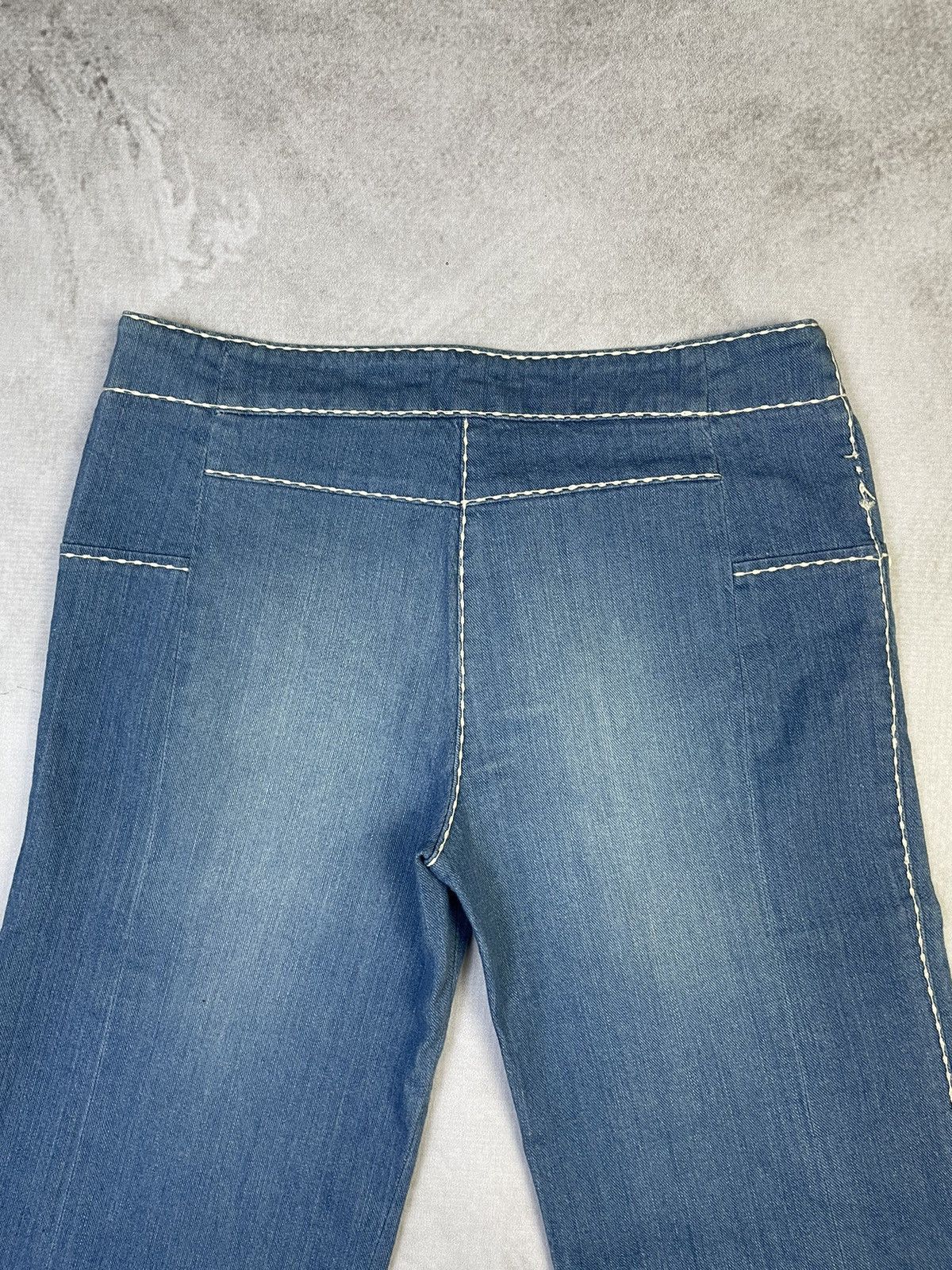 Chanel 08C Cruise 2008 Contrast Stitch Subtle Flare Jeans Size 28" / US 6 / IT 42 - 15 Thumbnail