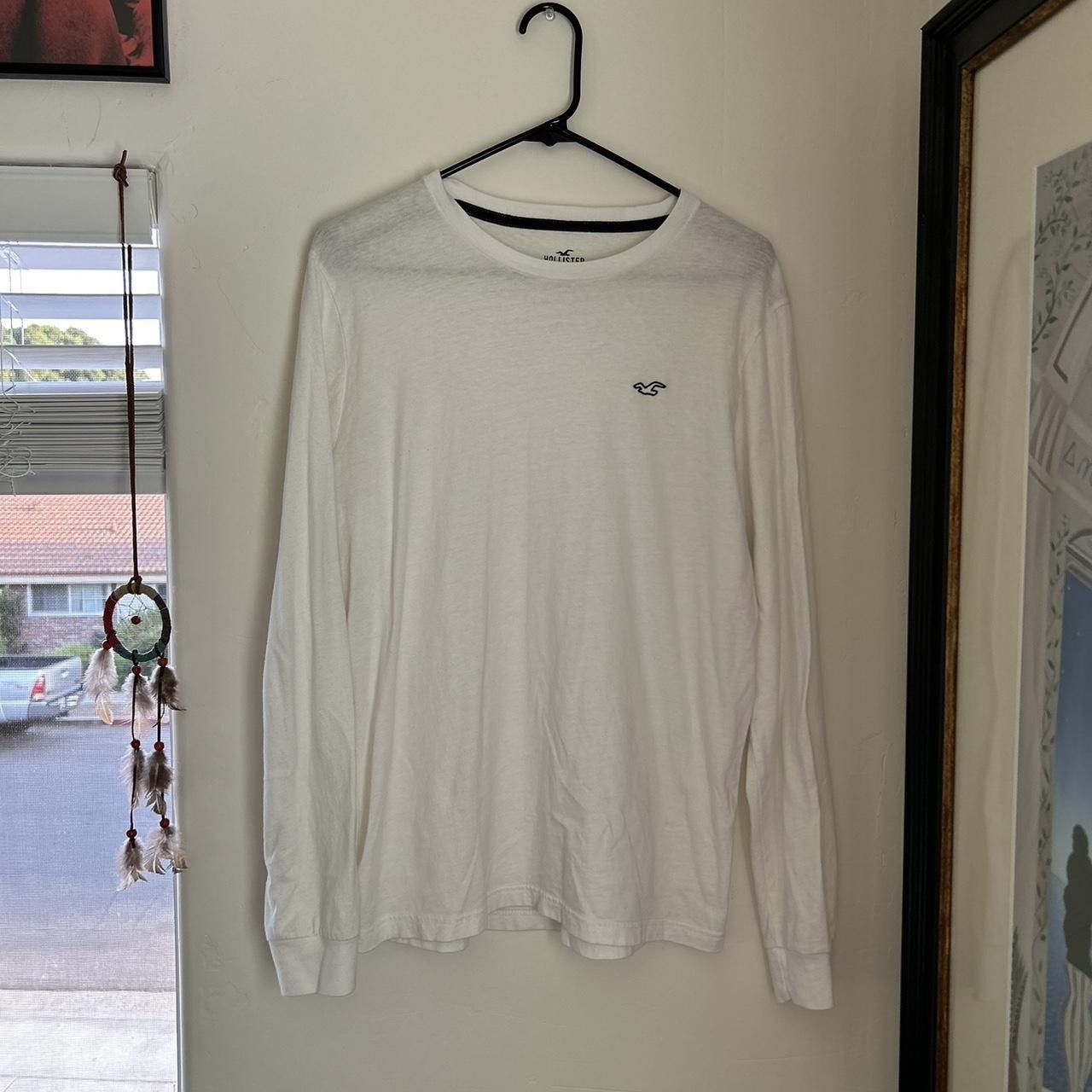 Hollister Hollister White Long Sleeve Tee - M Size US M / EU 48-50 / 2 - 1 Thumbnail