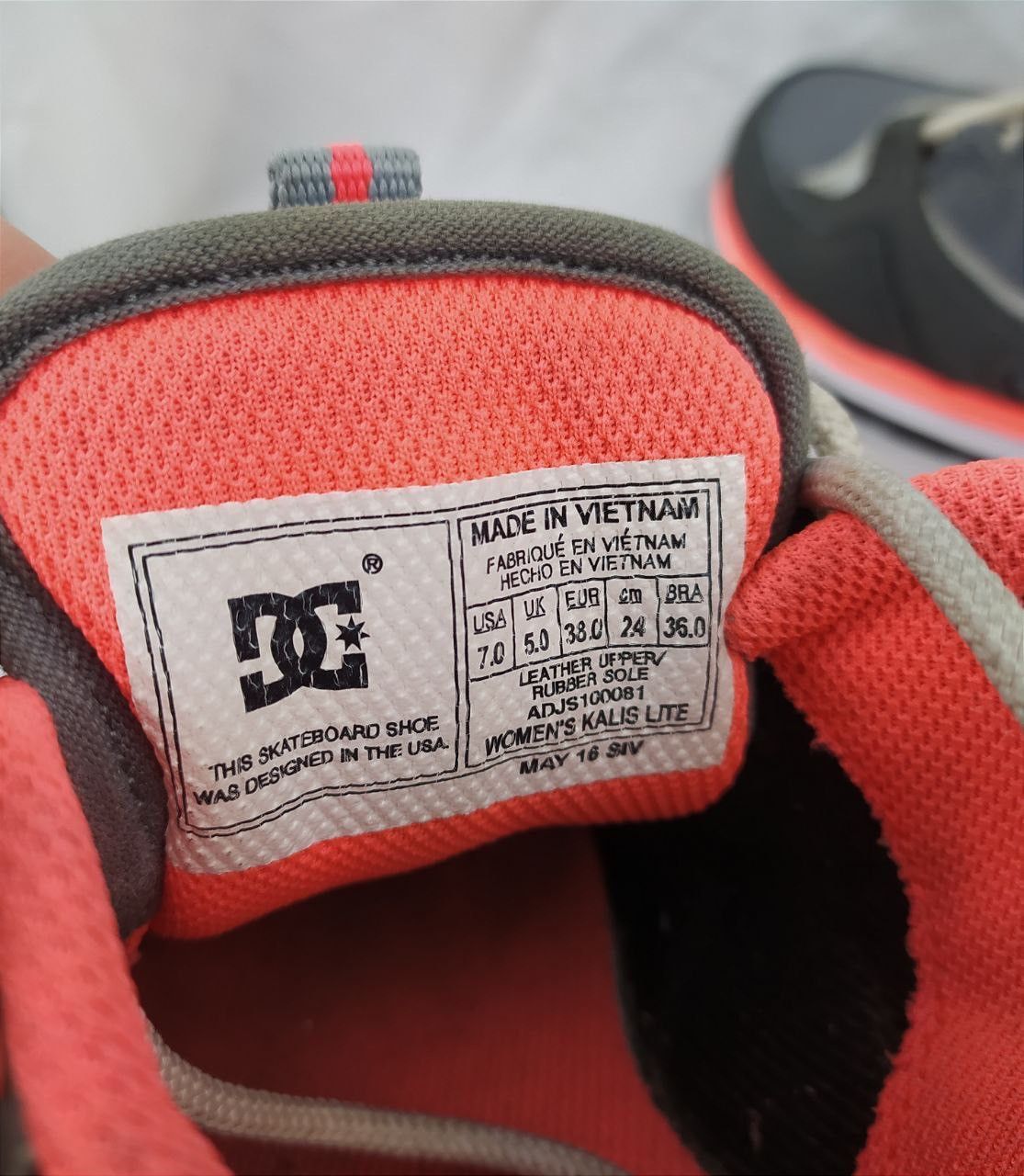 DC DC Shoes USA Kalis Lite 7 Us/5 Uk/38 Eur/24 Cm Size US 7 / IT 37 - 8 Thumbnail