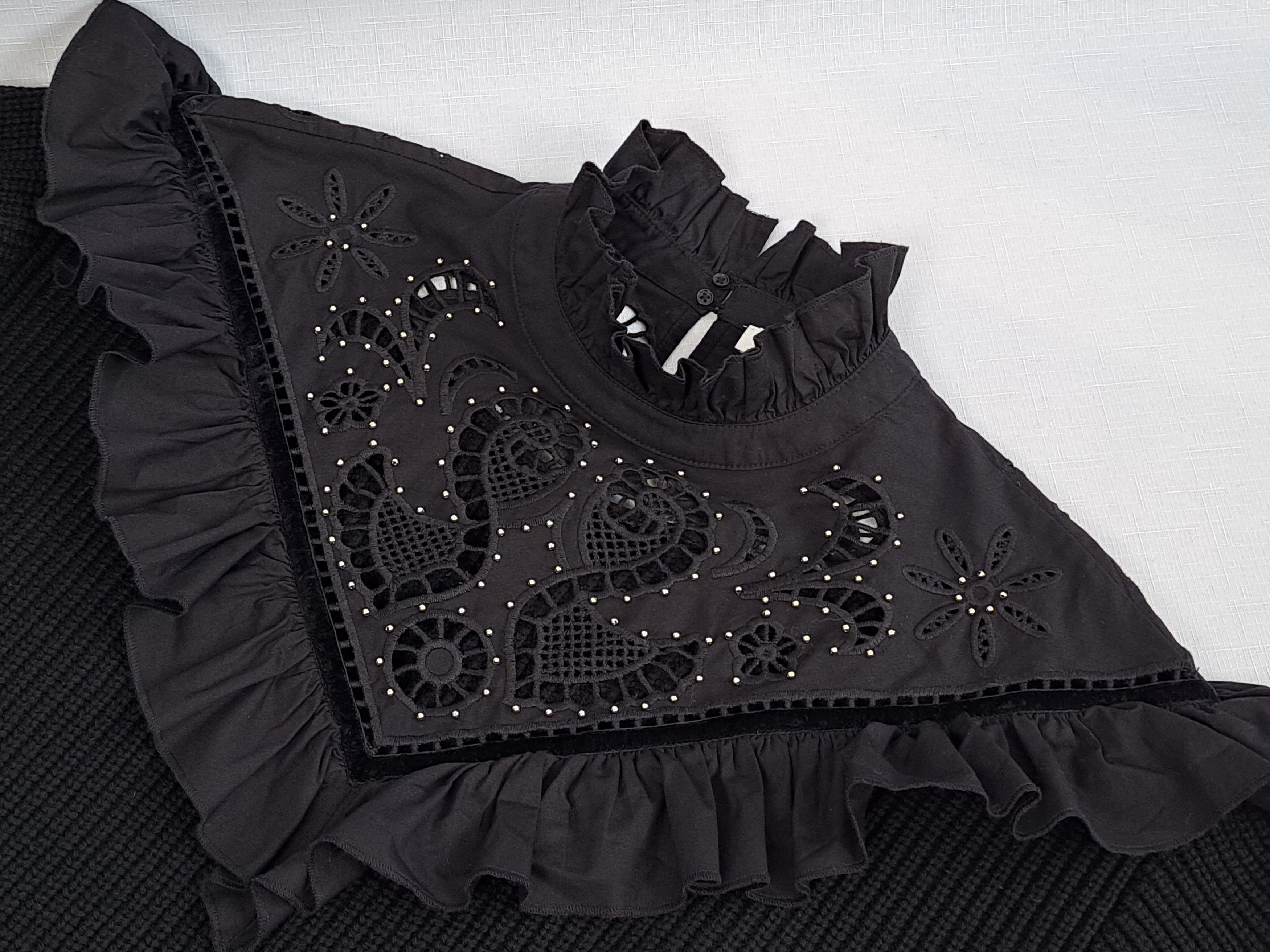 Sandro Sandro wool blend sweater in black. Size 3. Size M / US 6-8 / IT 42-44 - 6 Thumbnail