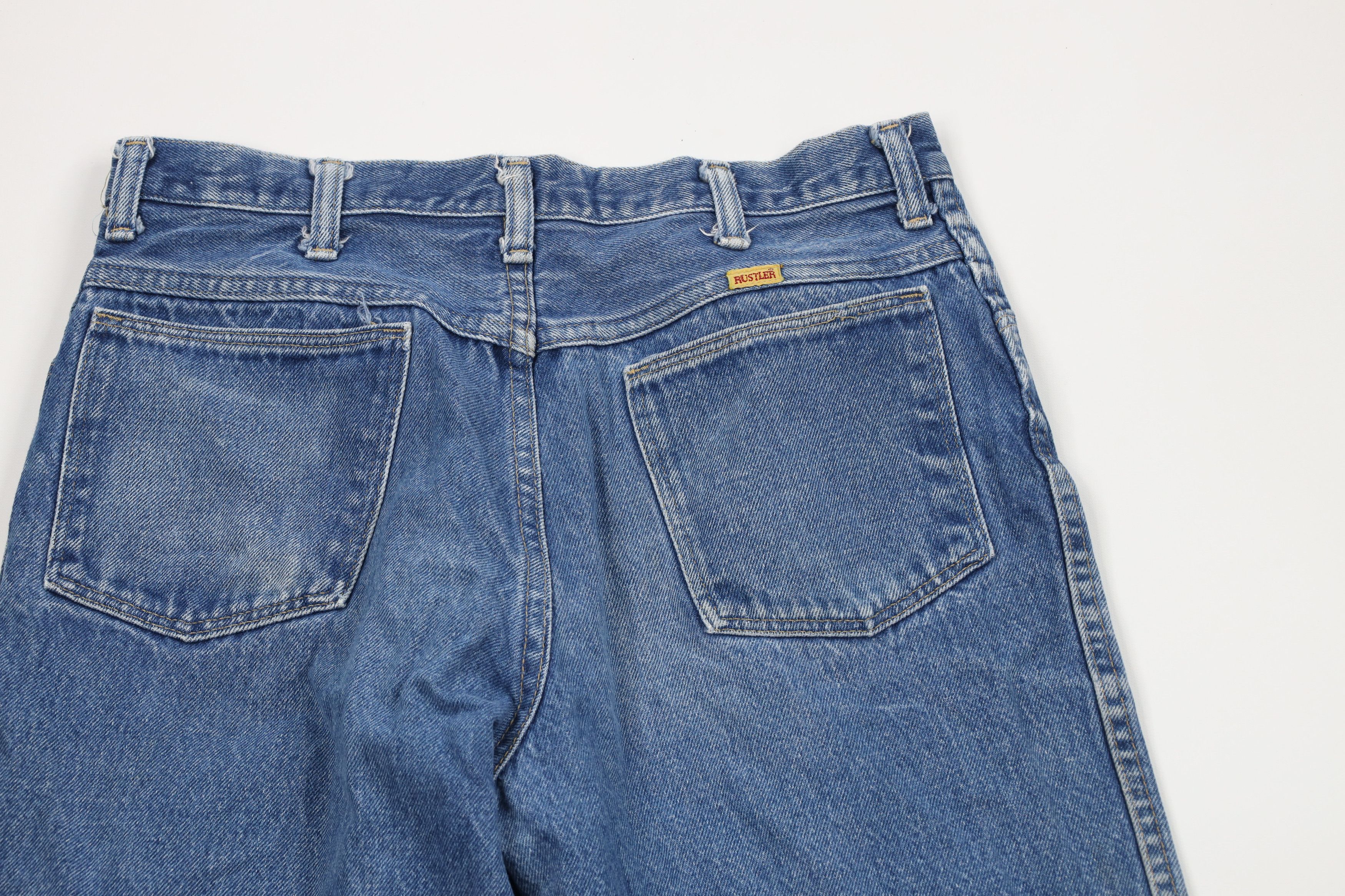 Vintage Vintage 90s Streetwear Flared Bootcut Denim Jeans Blue USA Size US 32 / EU 48 - 10 Thumbnail