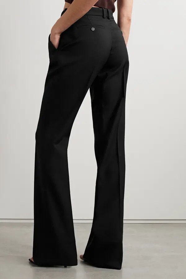 Saint Laurent Paris o1s1wg111124 High Waisted Pants in Denim in Black Size 30" / US 8 / IT 44 - 4 Thumbnail