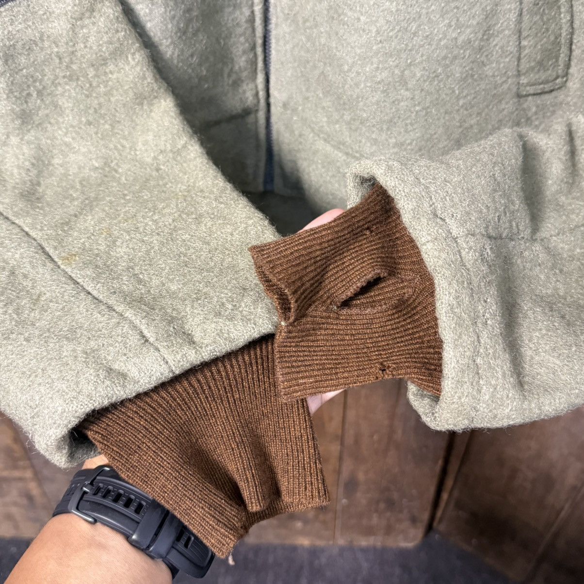Fake London Genius Vintage 90’s Fake London Wool Cashmere Bomber Jacket Size US M / EU 48-50 / 2 - 7 Thumbnail
