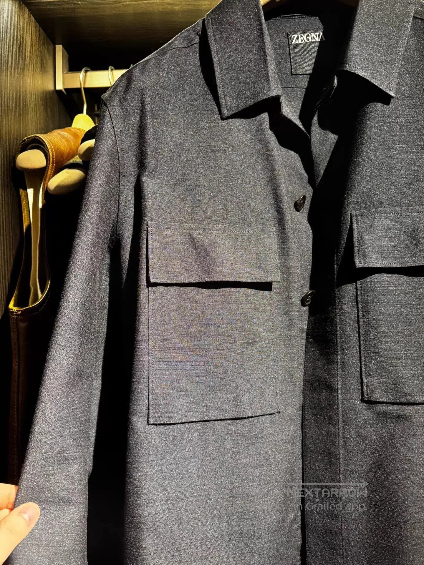 Ermenegildo Zegna Multi Long Sleeve Button-Up Shirt with Pockets. Size US S / EU 44-46 / 1 - 3 Thumbnail