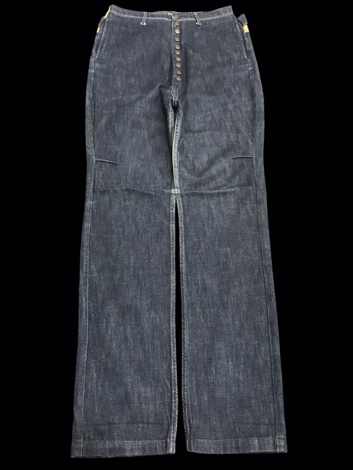 Designer KAPITAL Two Tones Strap Clown Pant Size US 30 / EU 46 - 1 Thumbnail