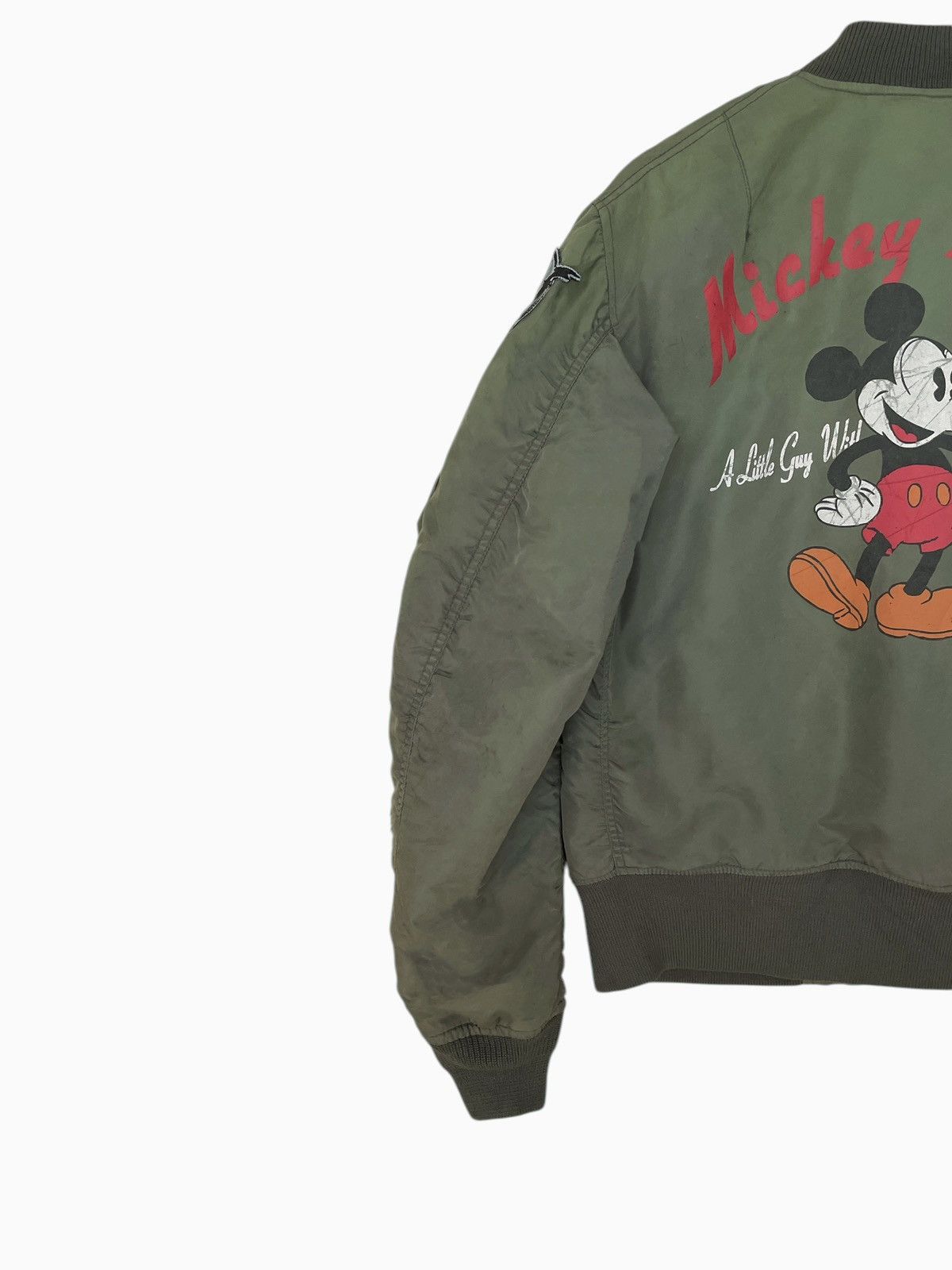 Avirex Vintage Brand Avirex Mickey Mouse Flight Jacket 2000s Size US M / EU 48-50 / 2 - 7 Thumbnail