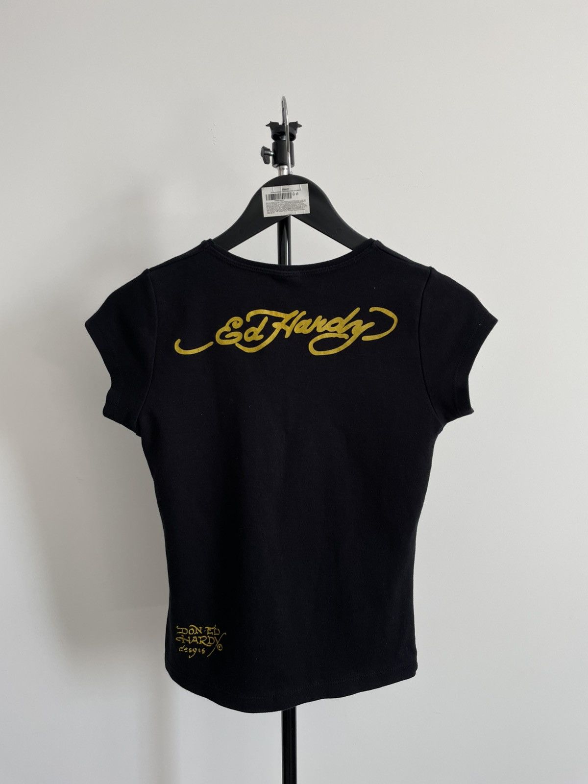 Ed Hardy Vintage Y2K Ed Hardy 00’s Skull Heart T-Shirt Japan RARE Size M / US 6-8 / IT 42-44 - 3 Thumbnail