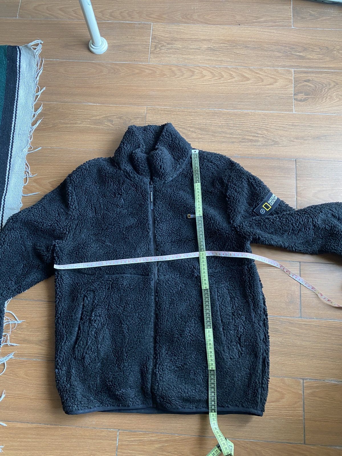 Japanese Brand National Geographic Black Fleece Jacket Full Zip Size L Size US L / EU 52-54 / 3 - 6 Thumbnail