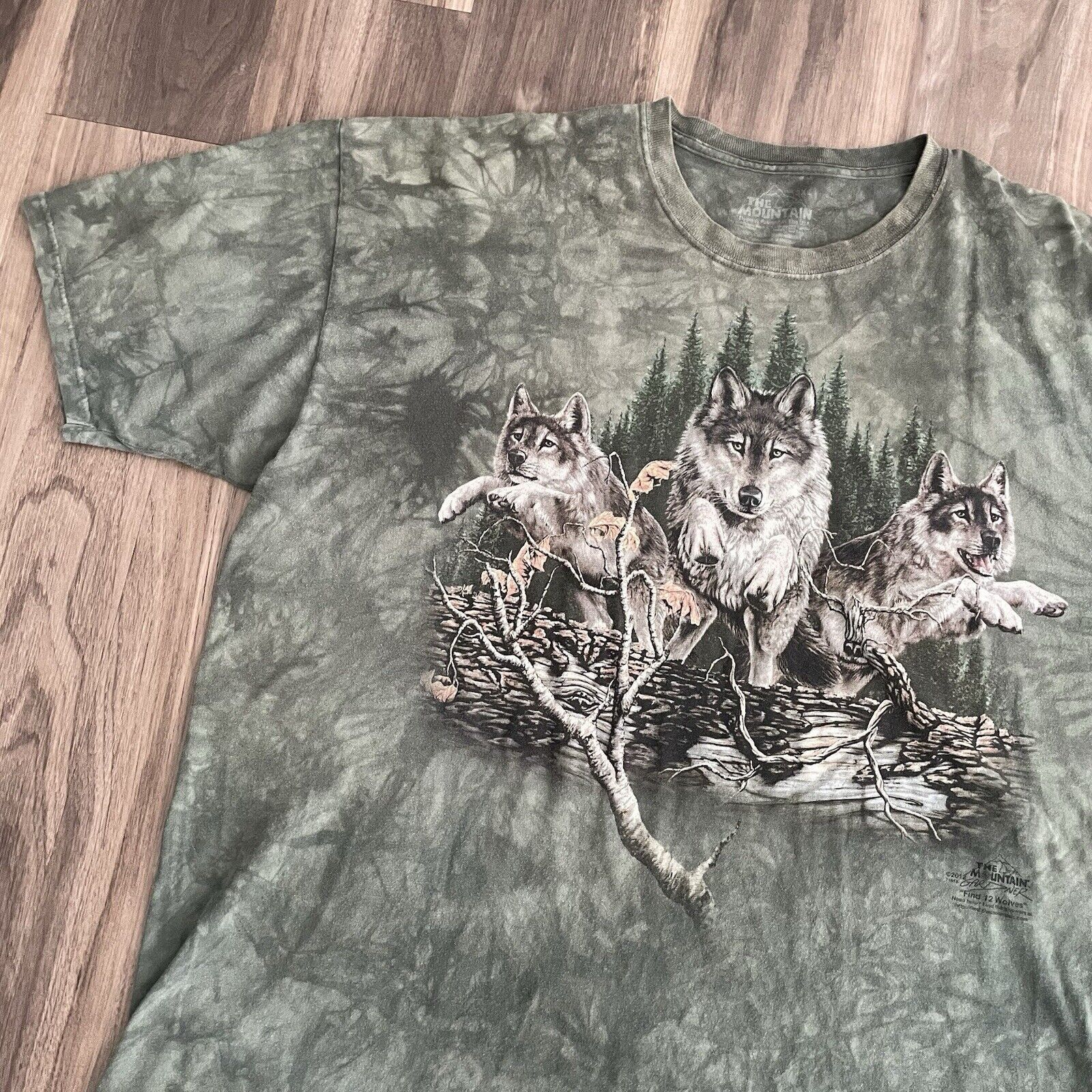 The Mountain The Mountain T-Shirt Size XXXL 3XL Wolf Tie Dye Size US XXL / EU 58 / 5 - 2 Thumbnail