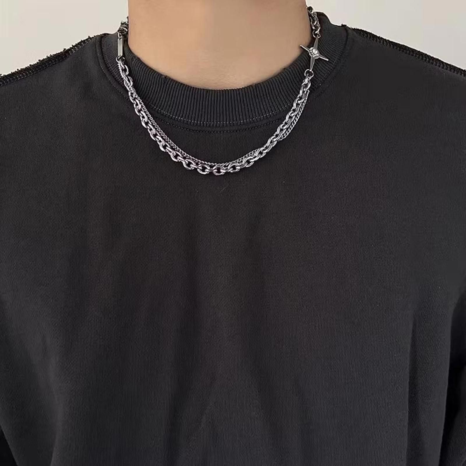 Jewelry STAR Linked Chain Necklace Size ONE SIZE - 2 Thumbnail