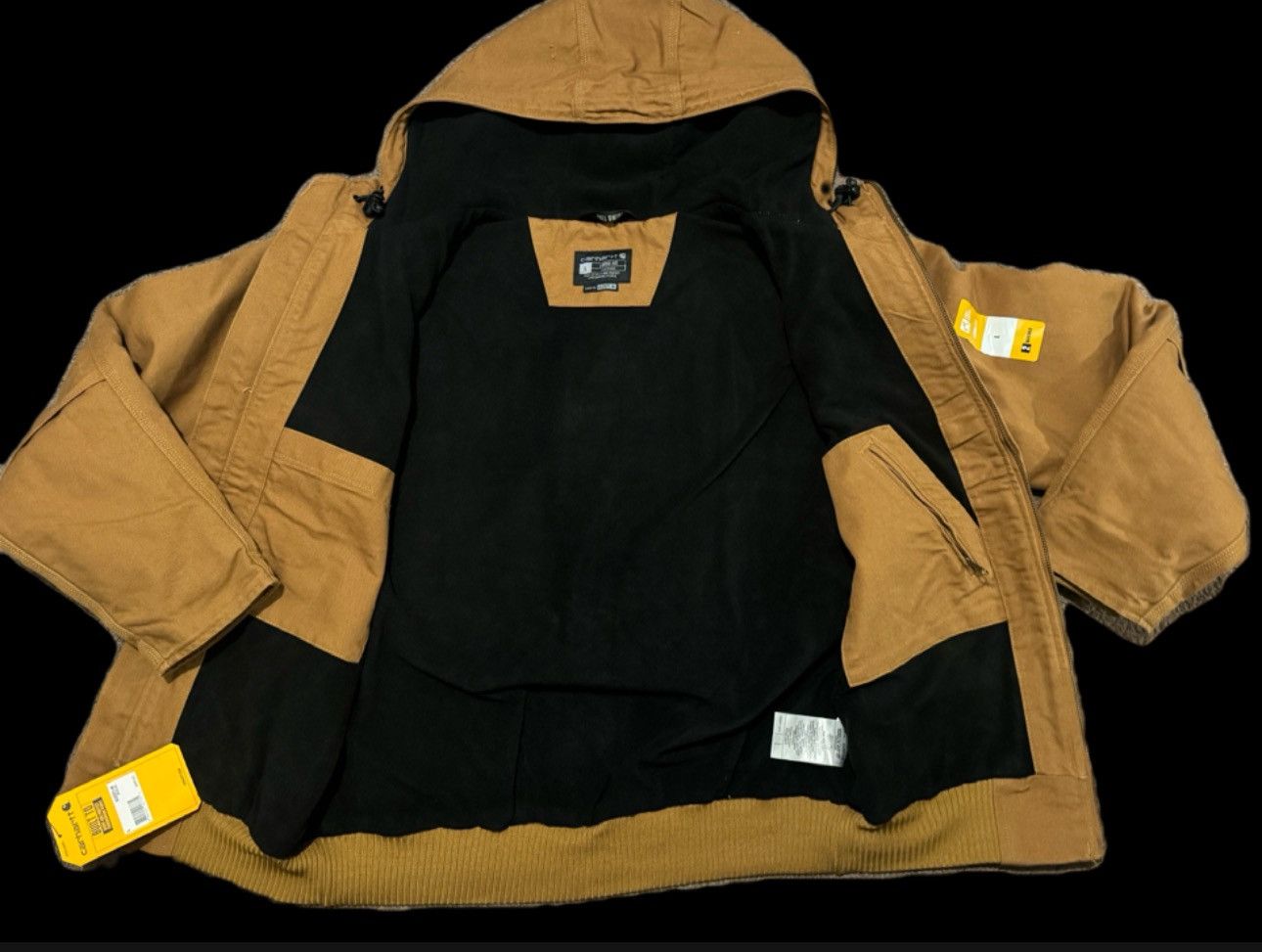 Carhartt Full Swing washed duck fleece lined active jacket