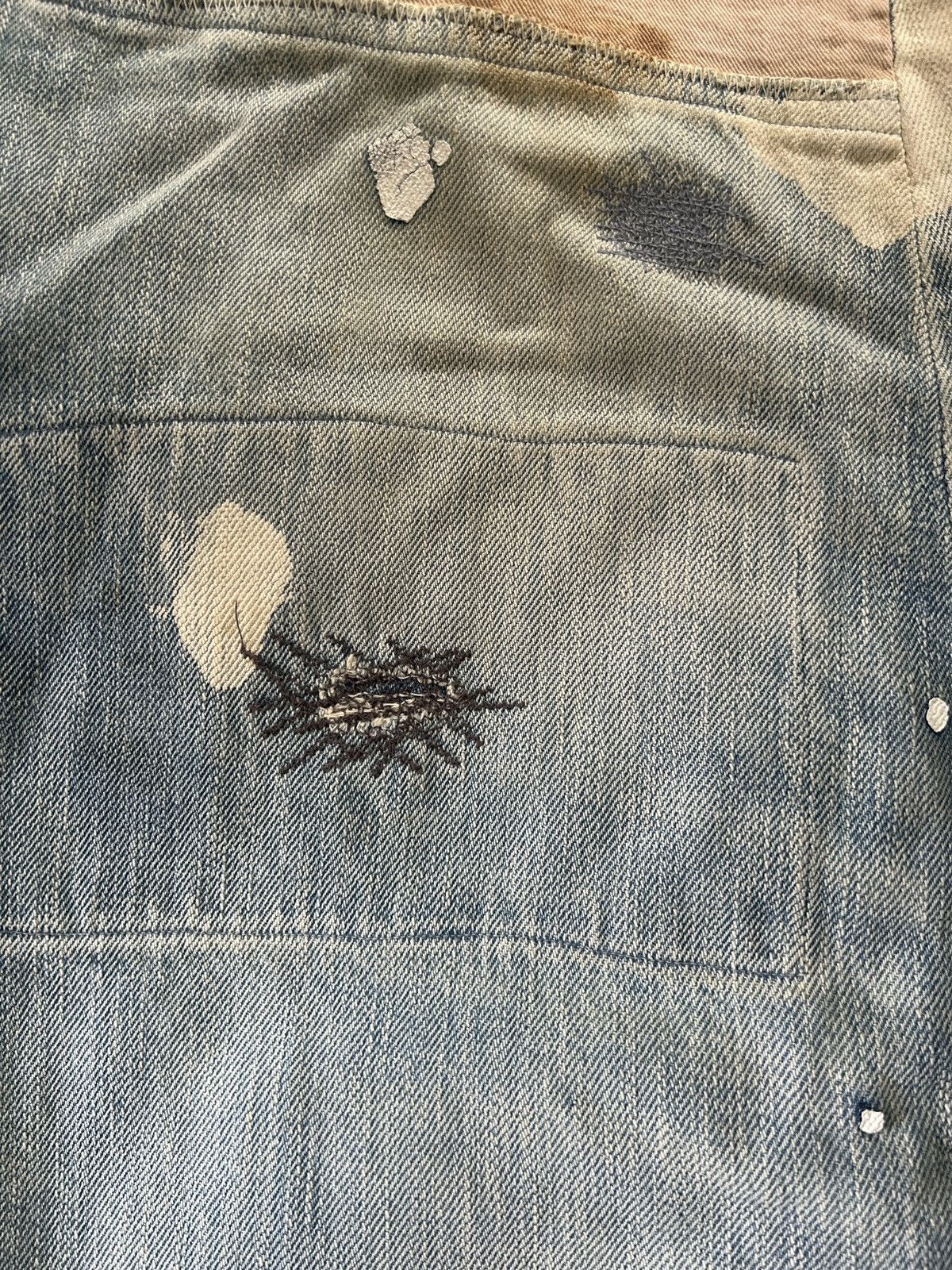 Kapital *RARE* Kapital Boro Sashiko Patchwork Denim Size US 34 / EU 50 - 8 Thumbnail