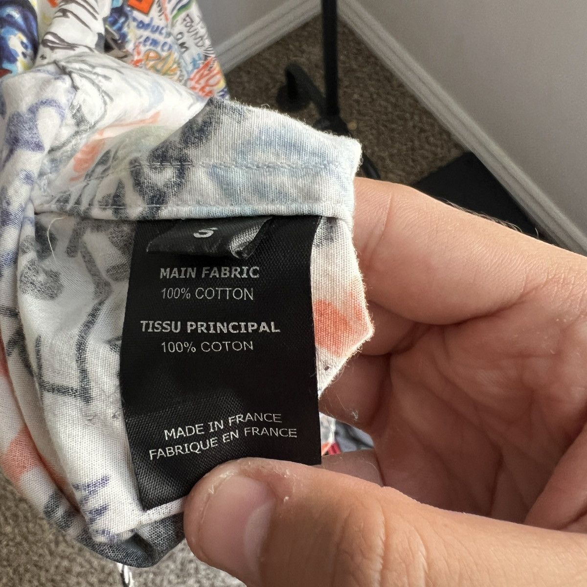 Vetements Vetements S19 Graffiti Button Up Oversized White Shirt Size US S / EU 44-46 / 1 - 7 Thumbnail