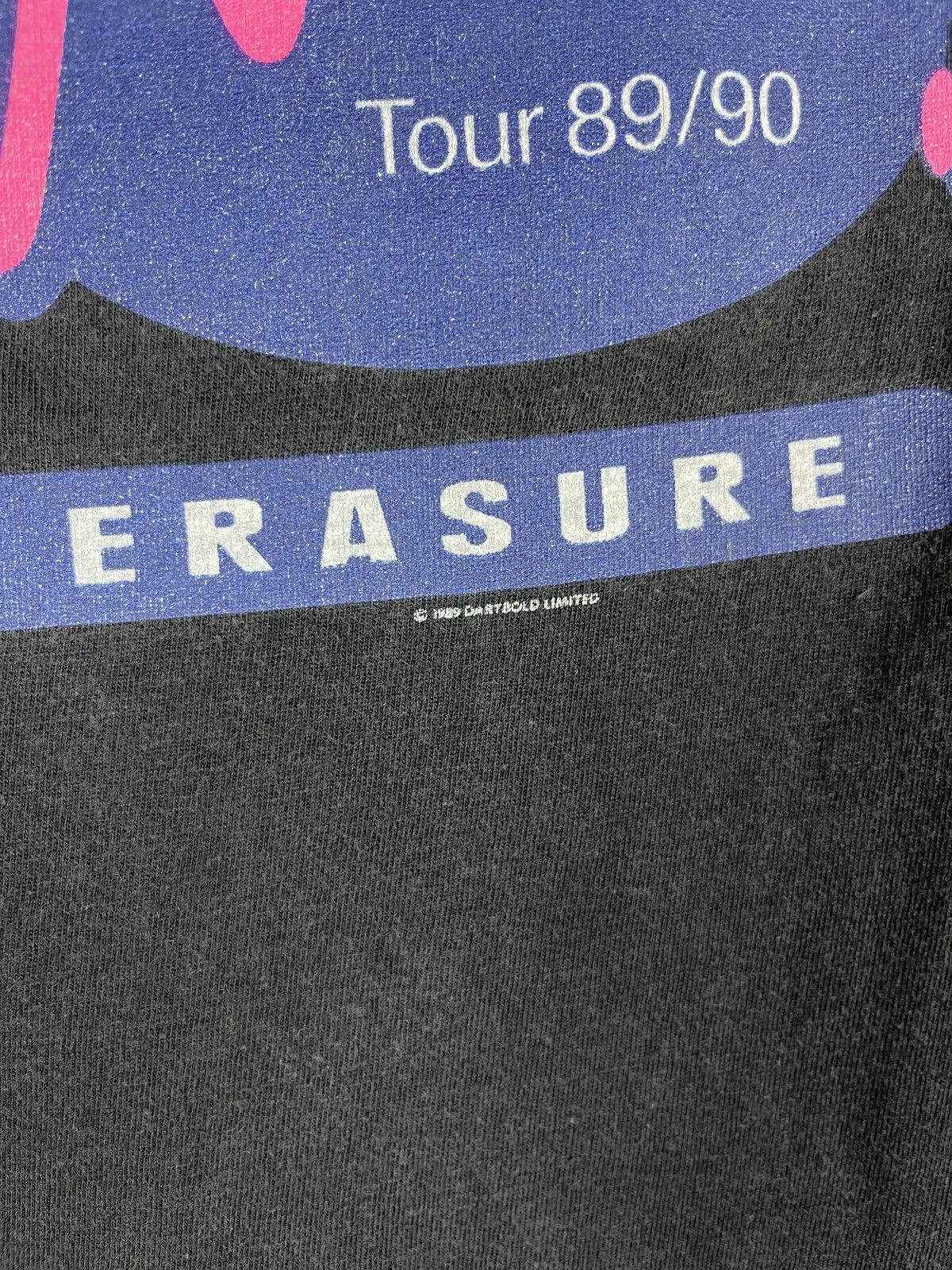 Band Tees × Vintage Erasure The Wild! vintage tour 1989/90 single stitch tee Size US M / EU 48-50 / 2 - 9 Thumbnail