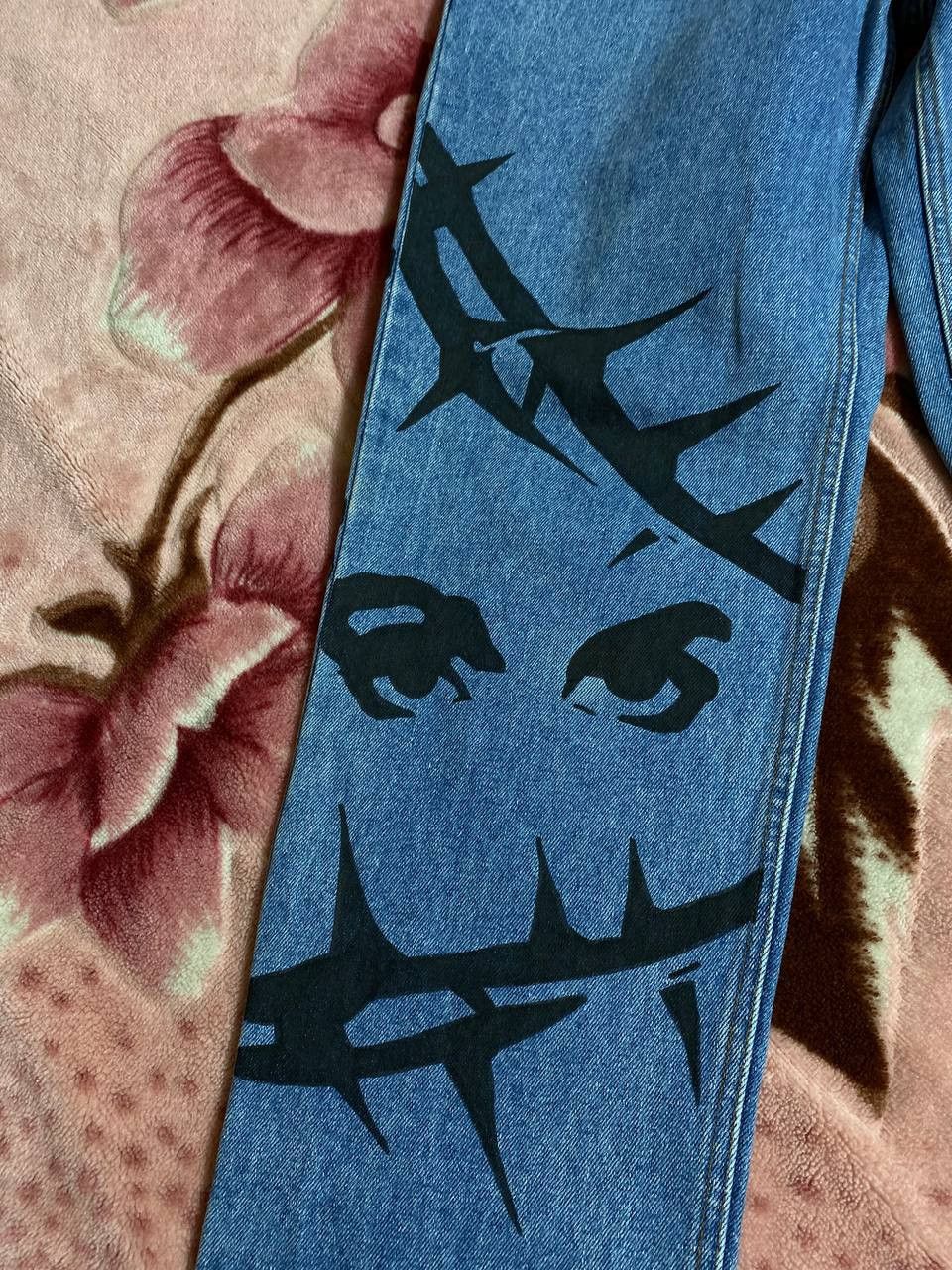 Vintage Vintage distressed print bad brins japanese opium jeans Size US 30 / EU 46 - 10 Thumbnail