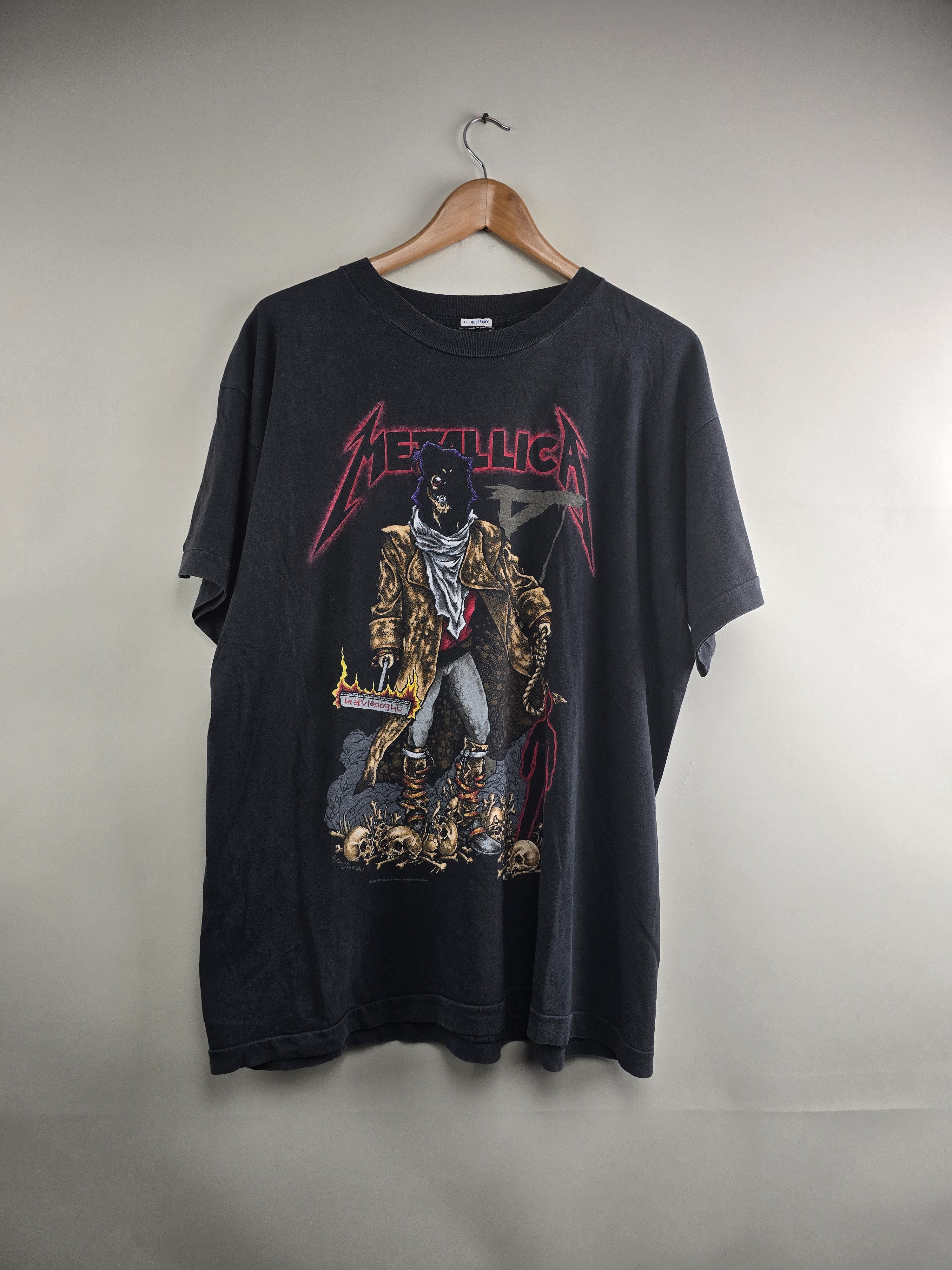 Band Tees × Vintage 1992 Metallica Unforgiven XL 23" 29" Size US XL / EU 56 / 4 - 10 Thumbnail