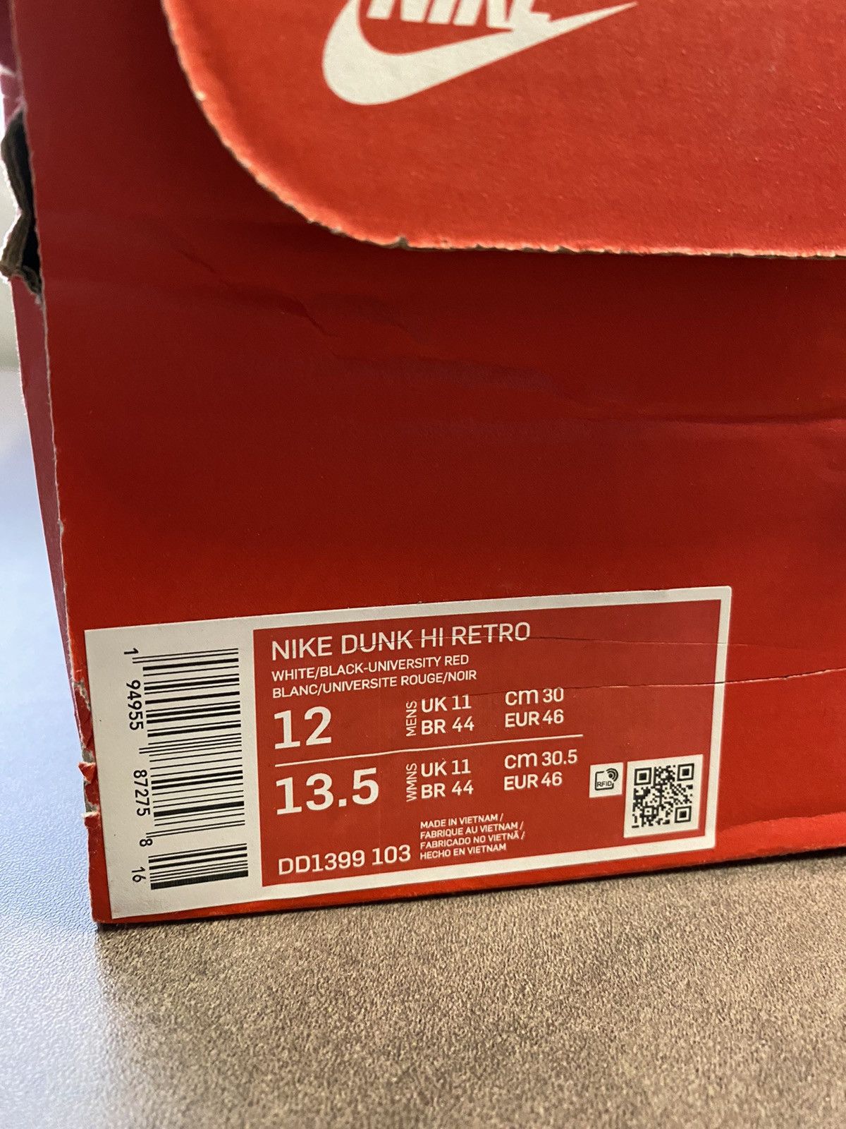 Jordan Brand × Nike Nike Dunk High Panda 2021 Size US 12 / EU 45 - 9 Thumbnail