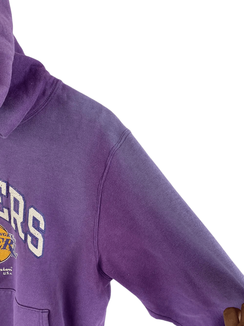 Champion Vtg Champion Lakers Faded Hoodie Pullover Size US L / EU 52-54 / 3 - 13 Thumbnail