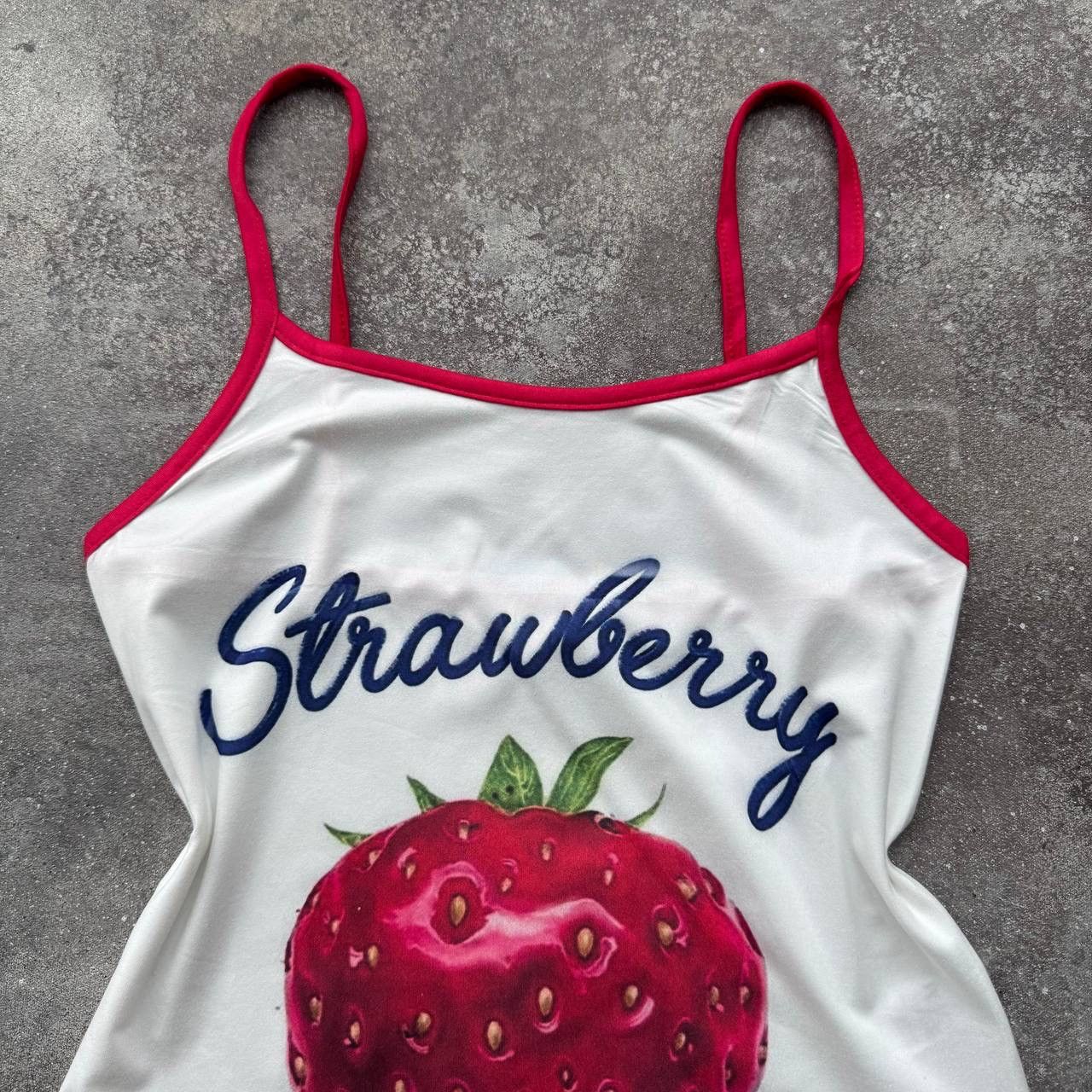 20471120 × Vintage Super Sexy Y2K Glamour Grunge Vintage Tank Top Size M / US 6-8 / IT 42-44 - 2 Thumbnail