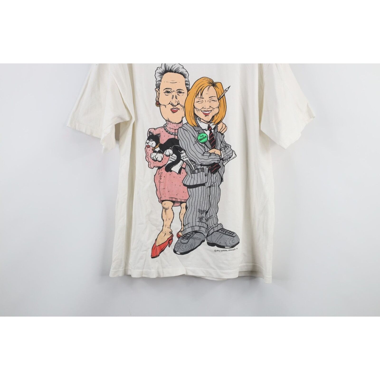 Other Vintage 90s Streetwear Hillary Clinton Bill Clinton T-Shirt Size US XL / EU 56 / 4 - 3 Thumbnail