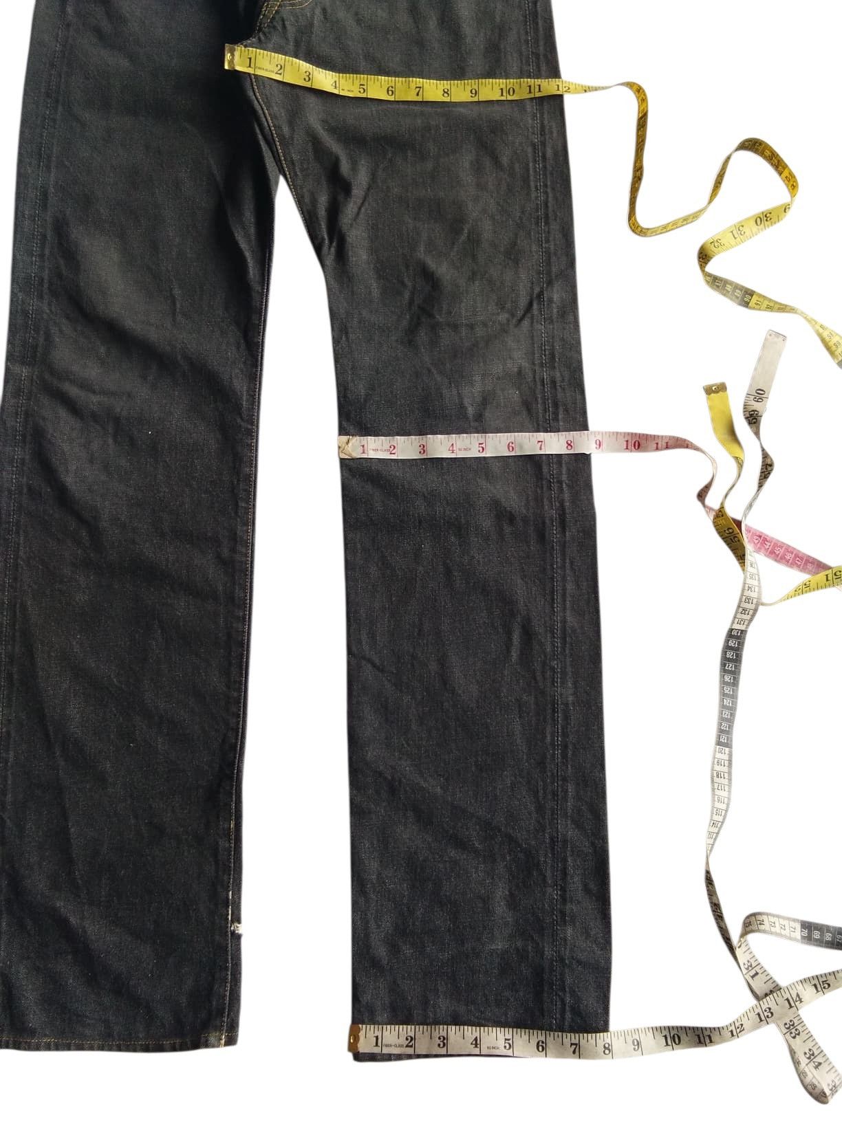 Kapital FAB FOUR 5109XX SELVEDGE SKULL BUTTON FLY RAW JAPANESE DENIM Size US 32 / EU 48 - 19 Thumbnail