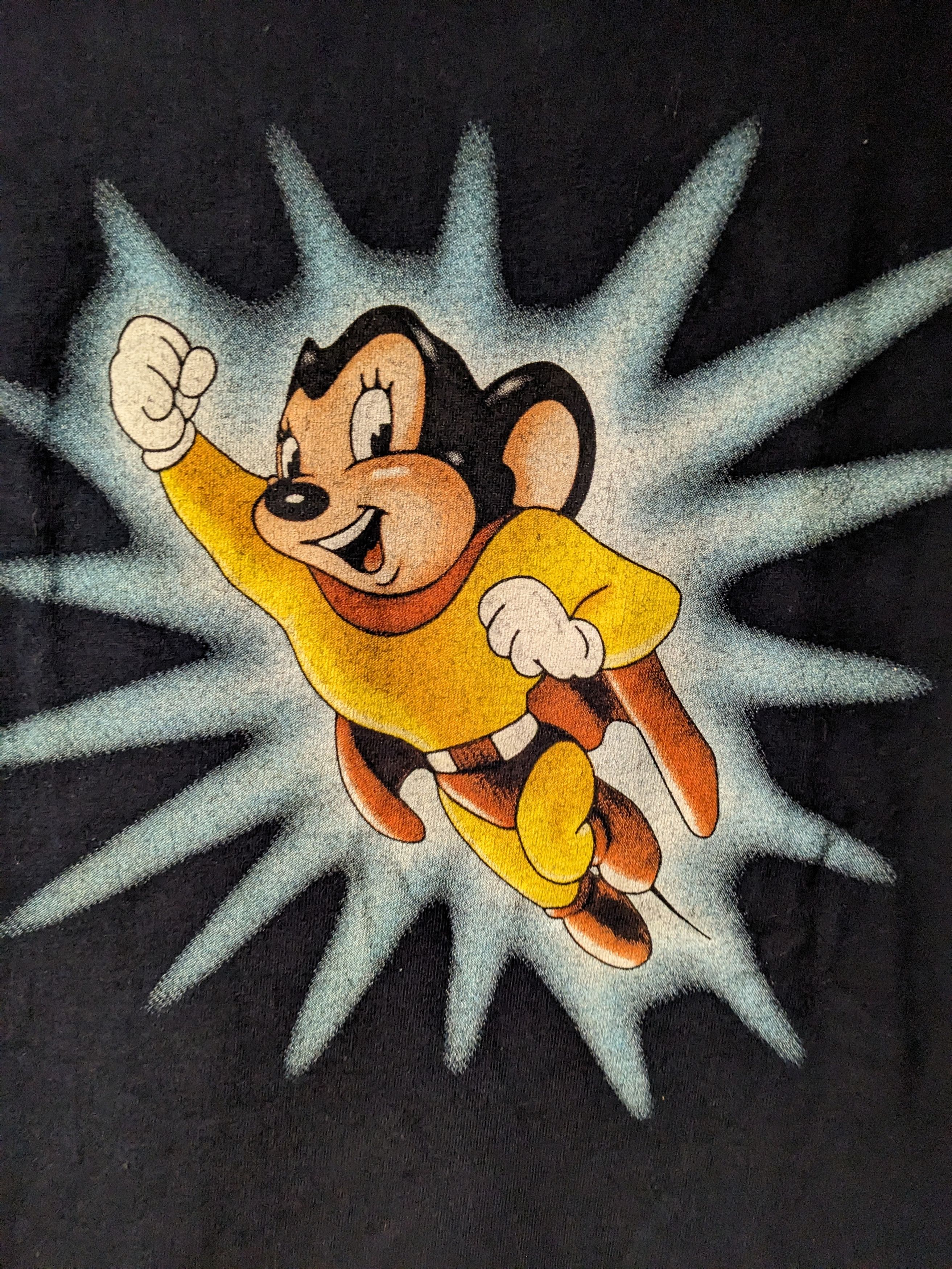 Cartoon Network × Vintage Vintage 1997 Mighty Mouse Center Stanley Desantis T-Shirt Size US L / EU 52-54 / 3 - 2 Thumbnail