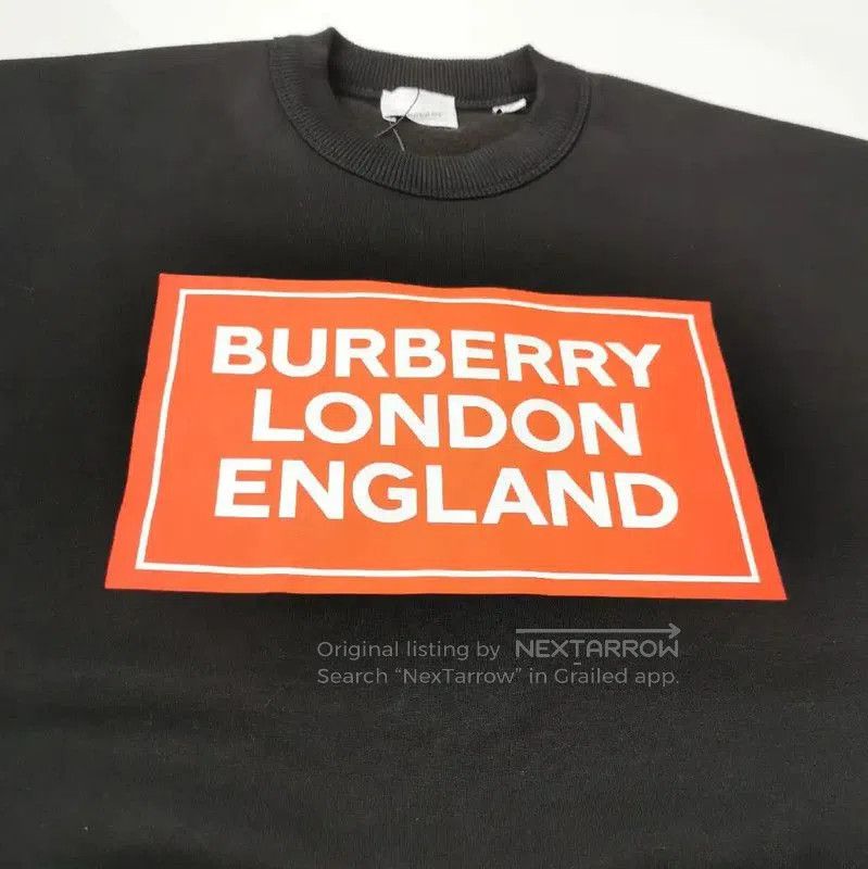 Burberry Burberry Black Cotton Sweatshirt for Women. Size M / US 6-8 / IT 42-44 - 4 Thumbnail