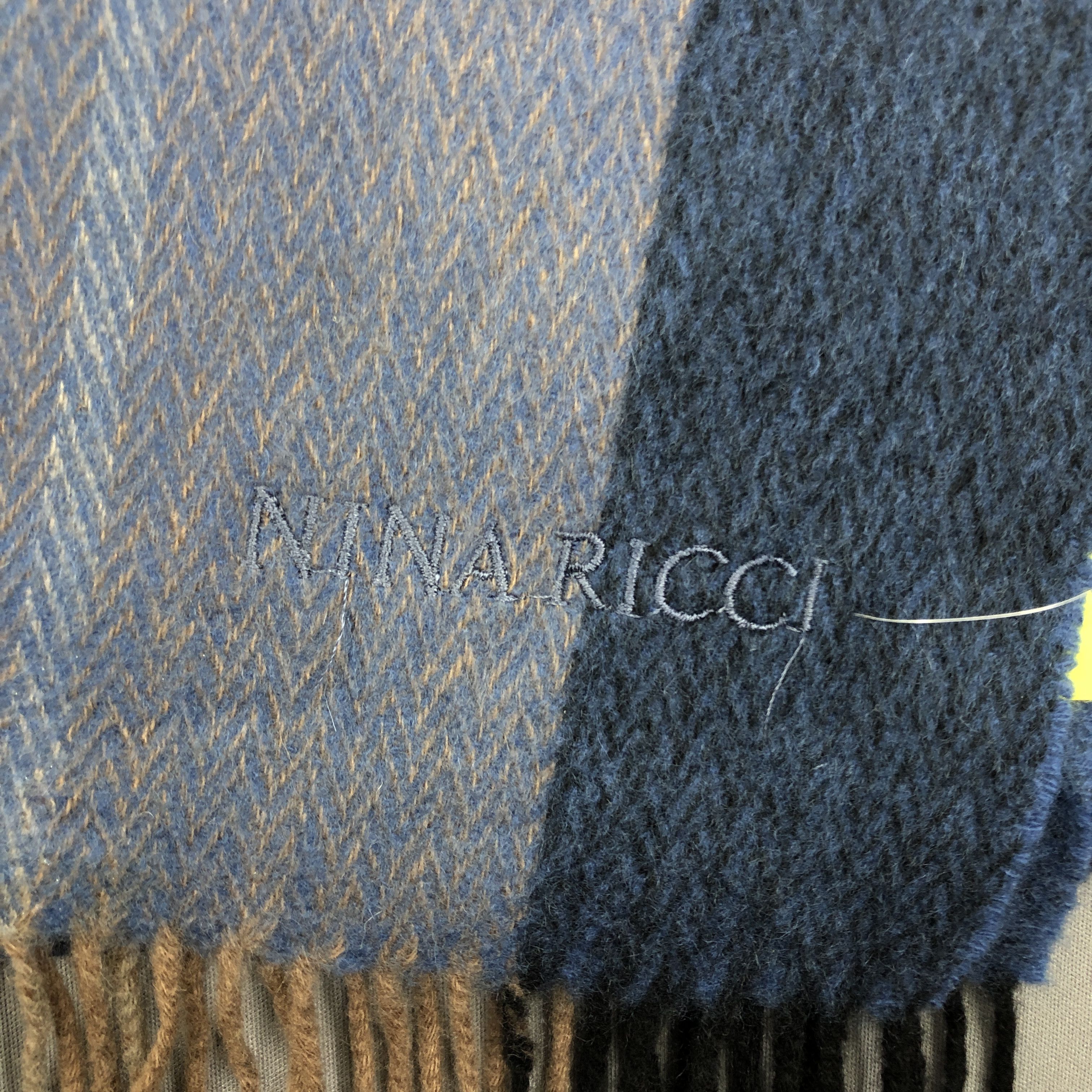 Nina Ricci Vintage Nina Ricci Scarf Muffler Wool Cashmere Scarves Size ONE SIZE - 4 Thumbnail