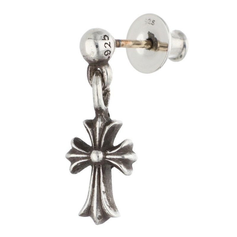 Chrome Hearts Chrome Hearts Tiny ECH Plus Drop Earring Size ONE SIZE - 1 Thumbnail
