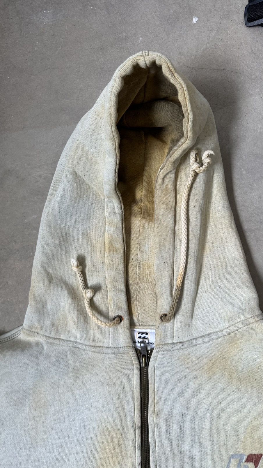 Billabong VINTAGE BILLABONG DISTRESSED HOODIE Size US L / EU 52-54 / 3 - 8 Thumbnail