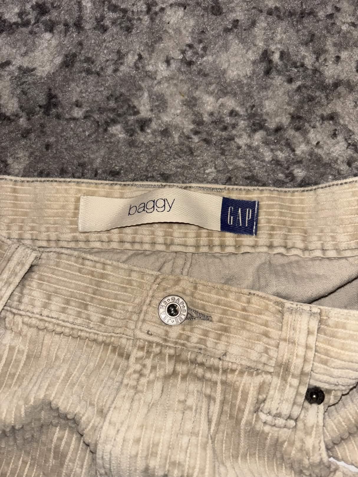 Gap 00s Gap Baggy Corduroy Shorts Size US 35 - 7 Thumbnail