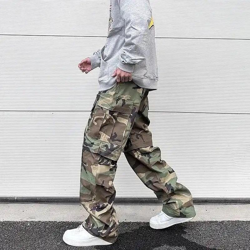 Multi-pockets Camouflage Cargo Pants