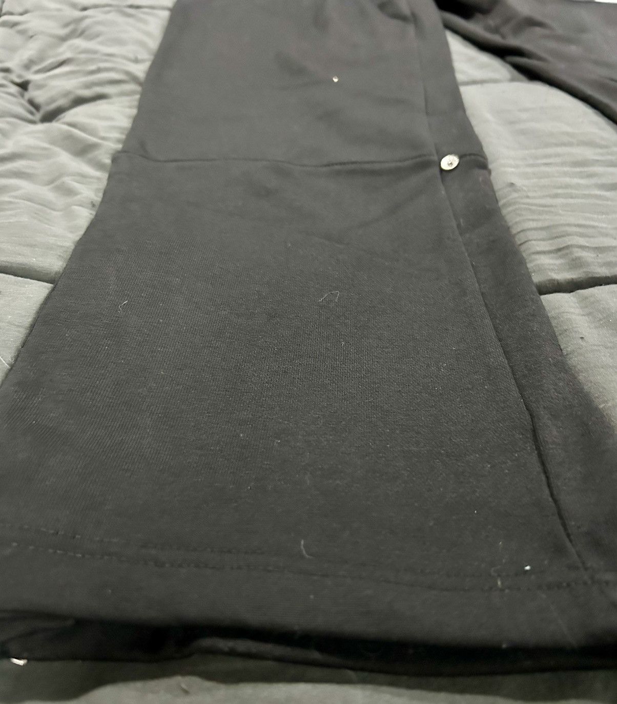 Godspeed Godspeed Mens OG Logo Sweatpants Black/Silver Satin LG Size US 34 / EU 50 - 9 Thumbnail