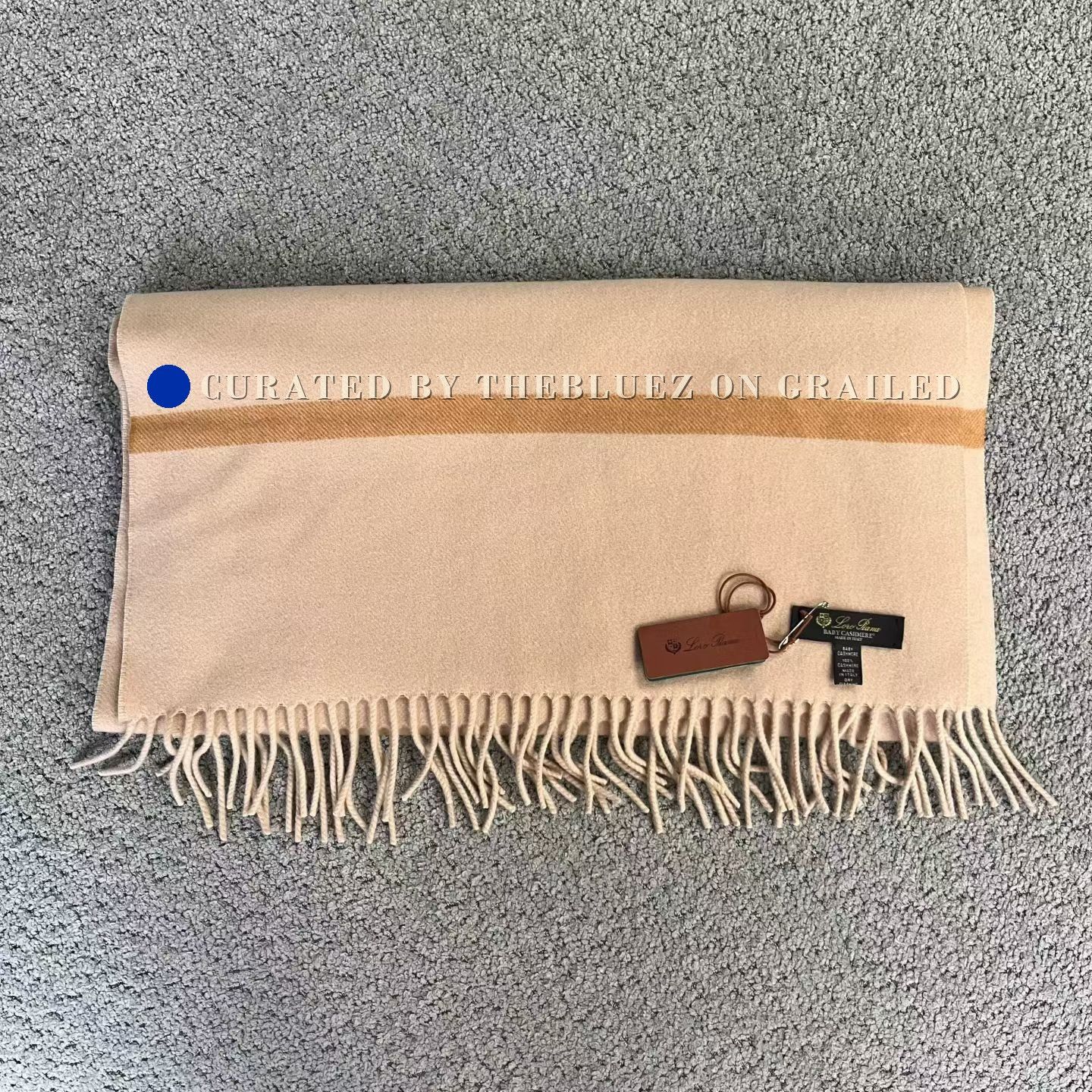 Loro Piana Loro Piana Latest Brown Wool Scarf Size ONE SIZE - 1 Thumbnail
