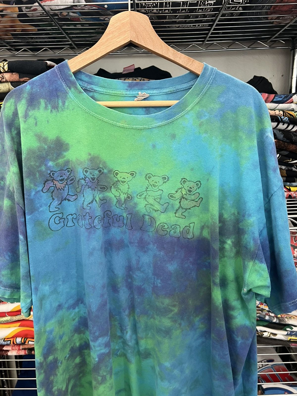 Grateful Dead 2000s Grateful Dead Dancing Bears Tie Dye Band Tee Size US XXL / EU 58 / 5 - 4 Thumbnail