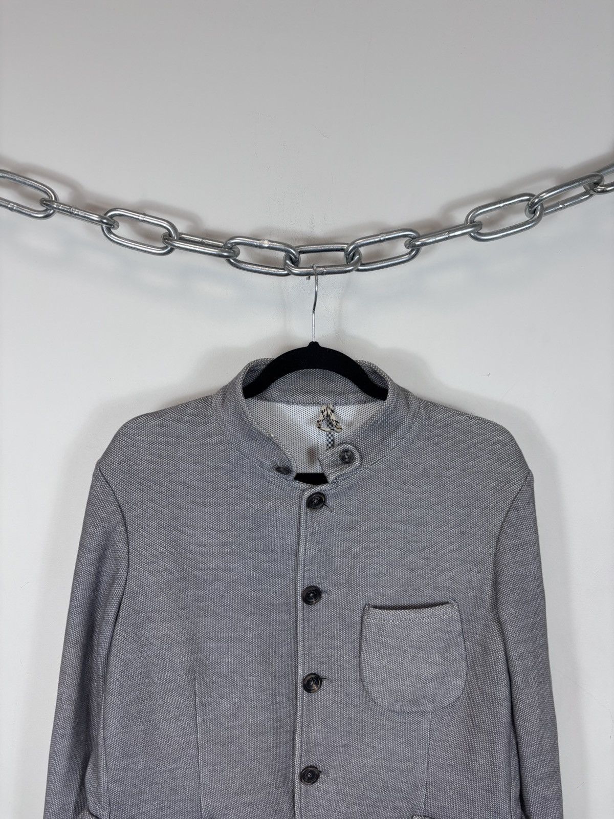 Other Luis Trenker Men’s Grey Stand Up Collar Jacket Coat Size US L / EU 52-54 / 3 - 2 Thumbnail
