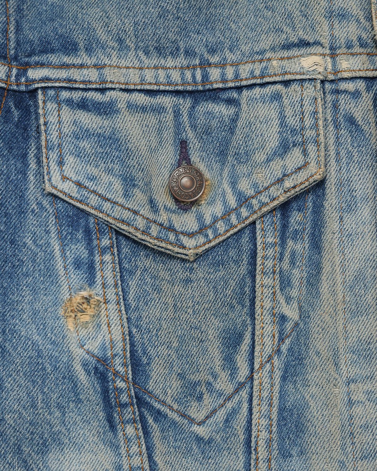 Levi's Trashed-Levi’s Type III Distressed Denim Jacket Size US S / EU 44-46 / 1 - 3 Thumbnail