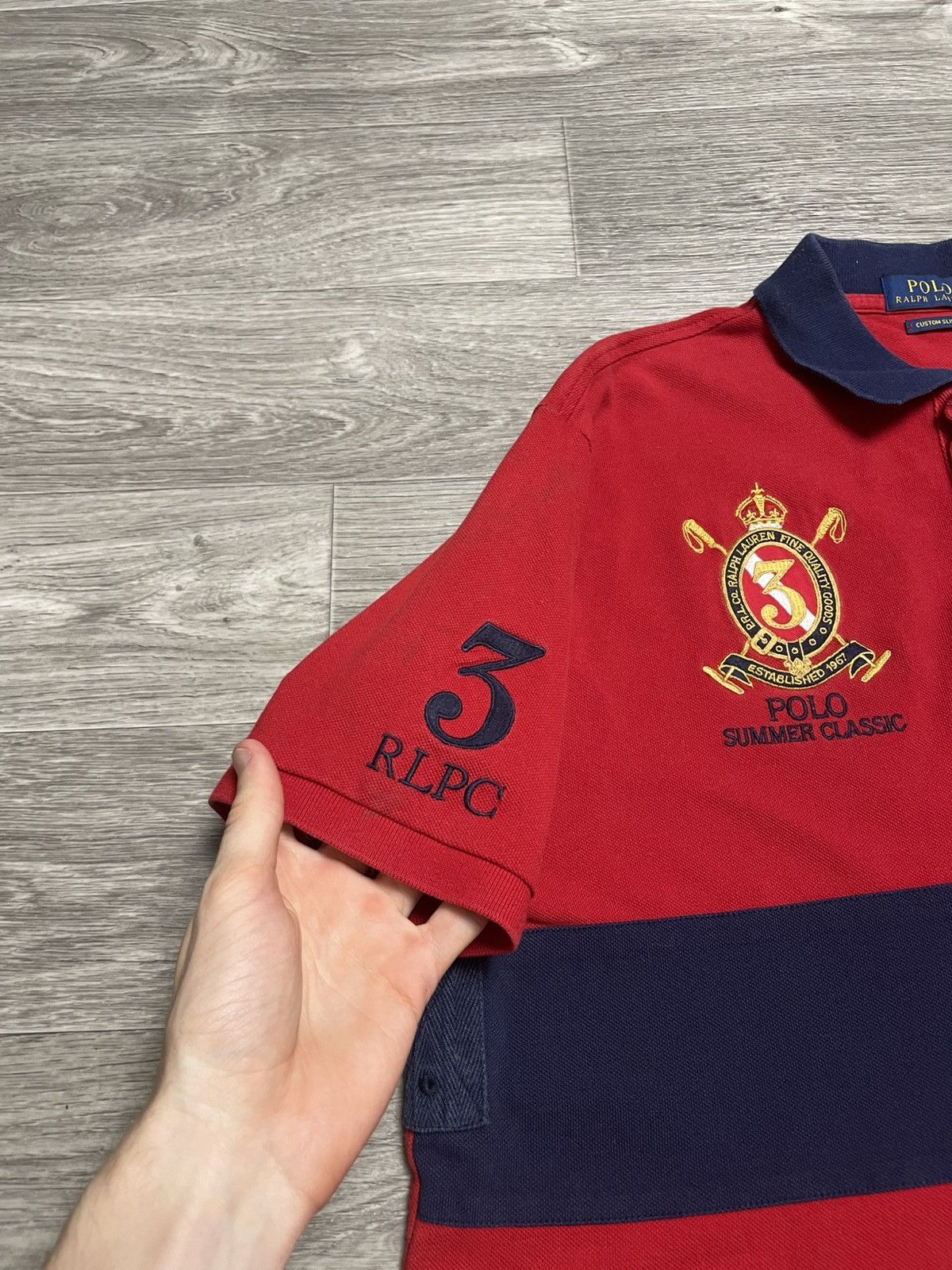 Polo Ralph Lauren Polo Ralph Lauren Summer Classic Big Ponny Logo Polo Shirt Size US XL / EU 56 / 4 - 5 Thumbnail